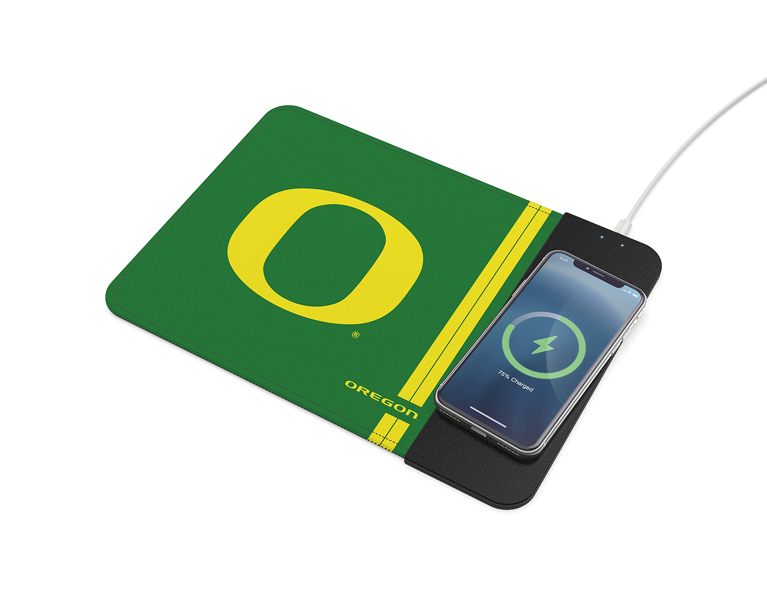 Soar Ncaa Wireless Charging Mouse Pad, Oregon Ducks