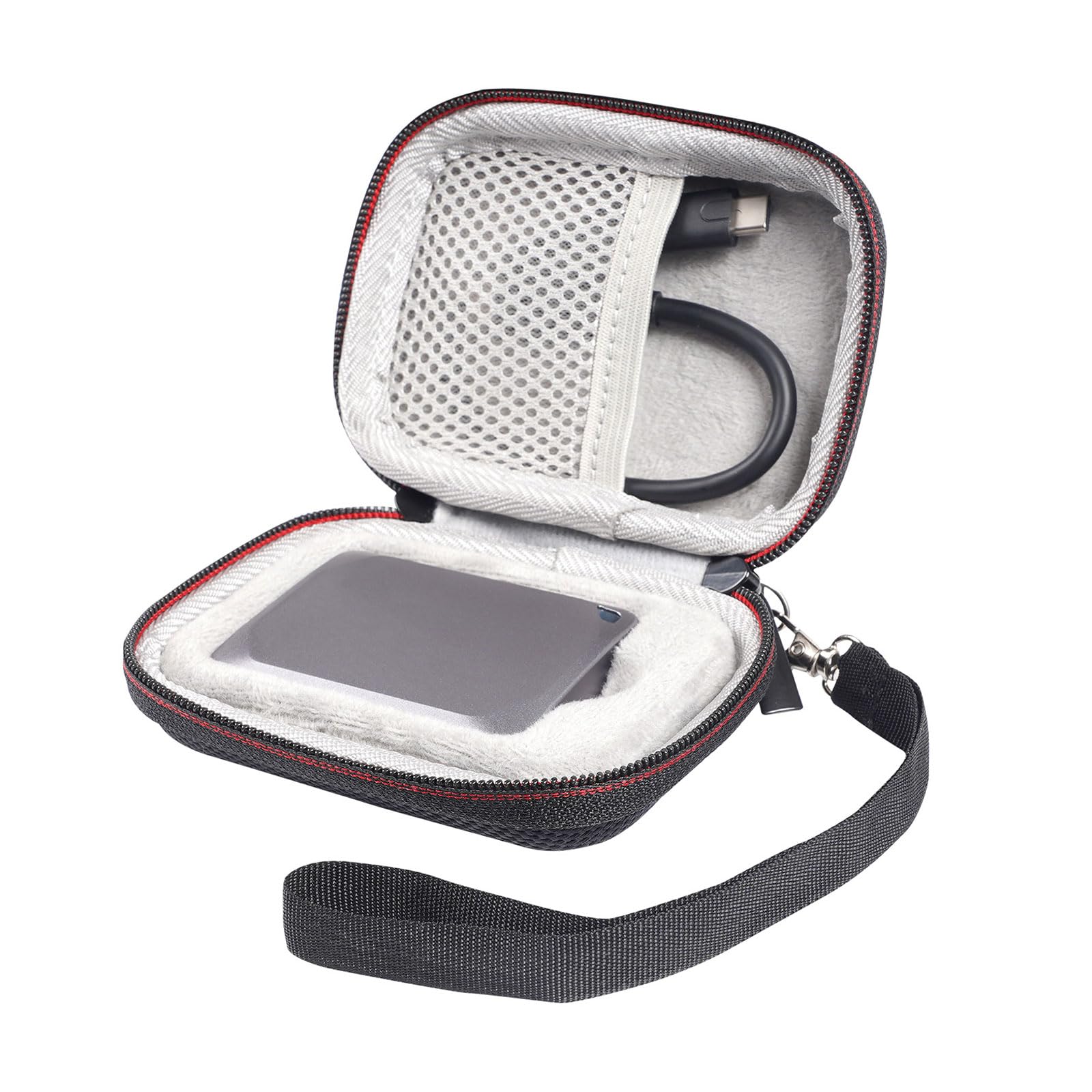 Bibablyke Protable Eva Carrying Case For Crucial X6 / X9 Pro / X10 Pro 1Tb/2Tb/4Tb/500Gb Portable Ssd(Case Only)