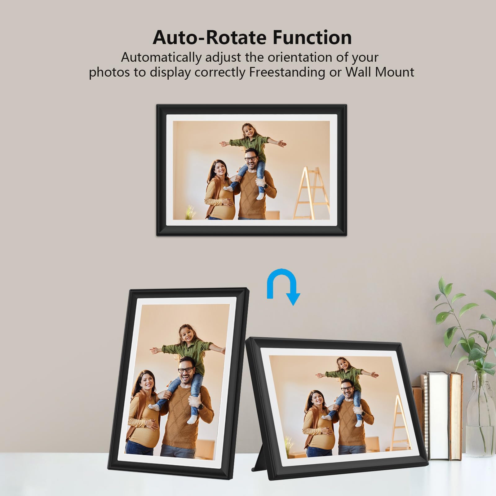 ???????? Ssa Digital Photo Frame, 10.1 Inch Wifi Digital Picture Frame With 1280X800 Ips Hd Touchscreen, Usb/Sd Card Auto Rotate