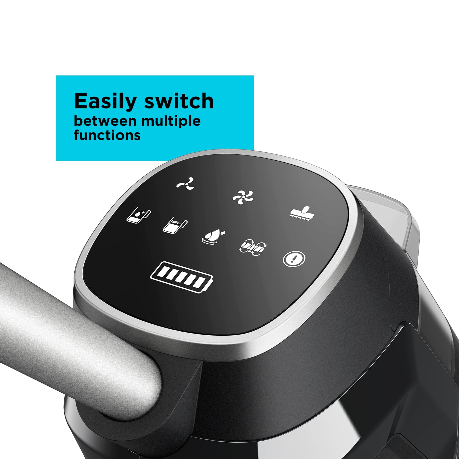 Black+Decker Cordless Wet Dry Vacuum Cleaner And Mop, Vacuum & Wash Duo With Self Cleaning, Edge Cleaning And Digital Display, S