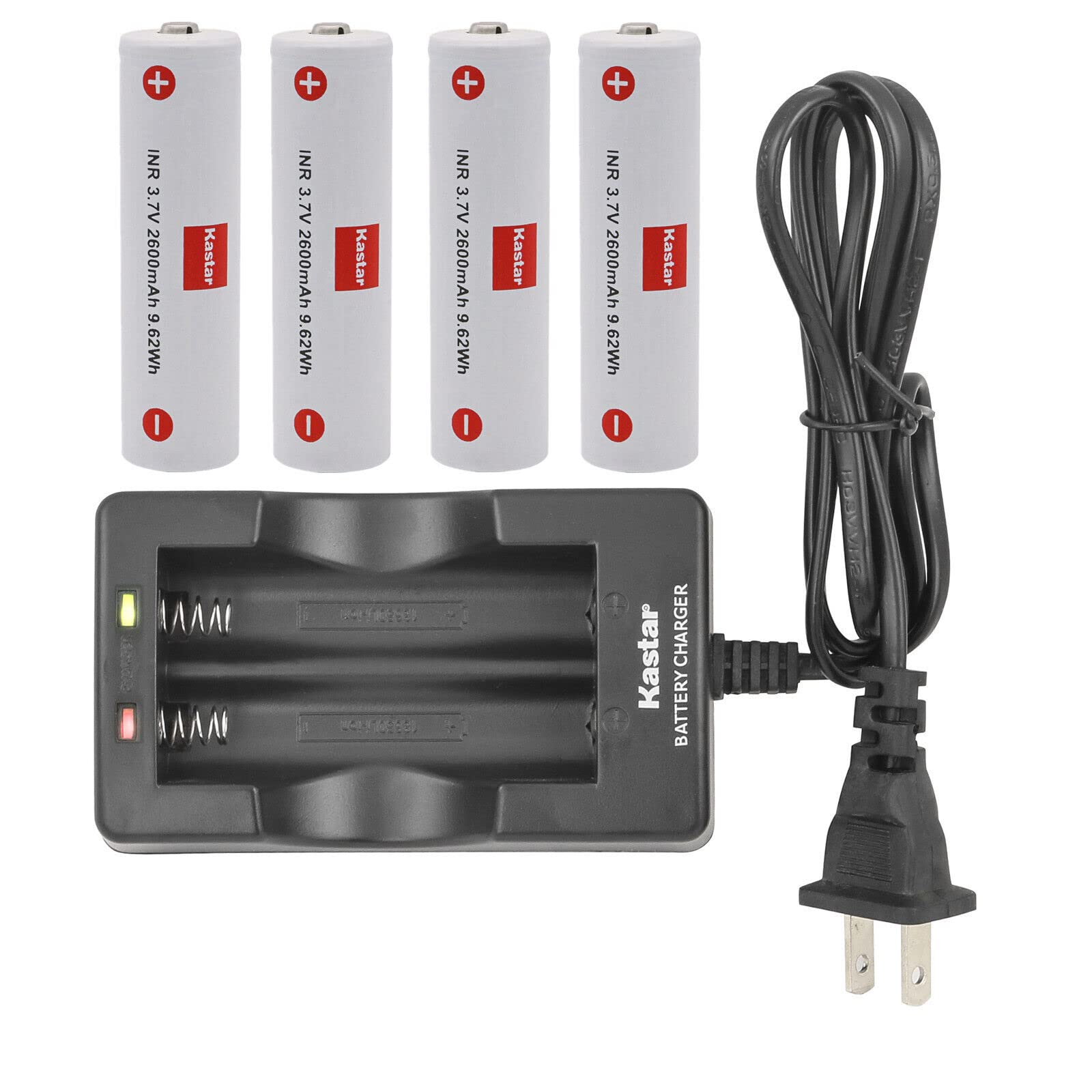 Kastar 4-Pack Battery + Wall Charger Replacement for Zhiyun Crane V1, Crane 2 Crane 2S, Crane 3S Crane 3S Pro, Crane 3SE, Crane 