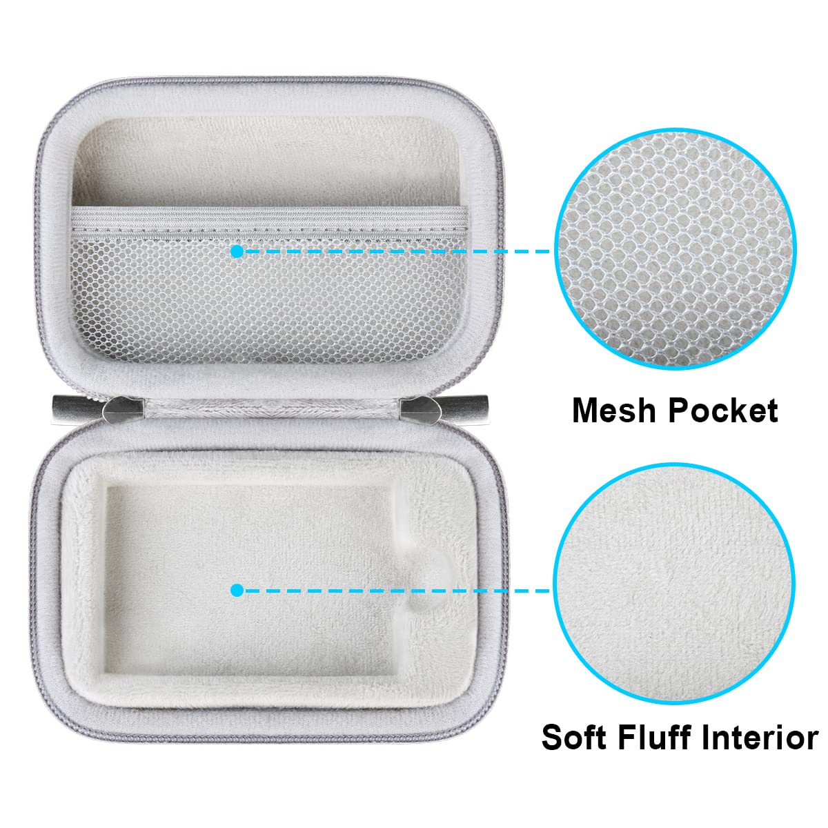 Lacdo Hard Carrying Case For Samsung T7 Shield / T7 / T7 Touch Portable Solid State Drives 500Gb 1Tb 2Tb 4Tb Usb 3.2 External Ss