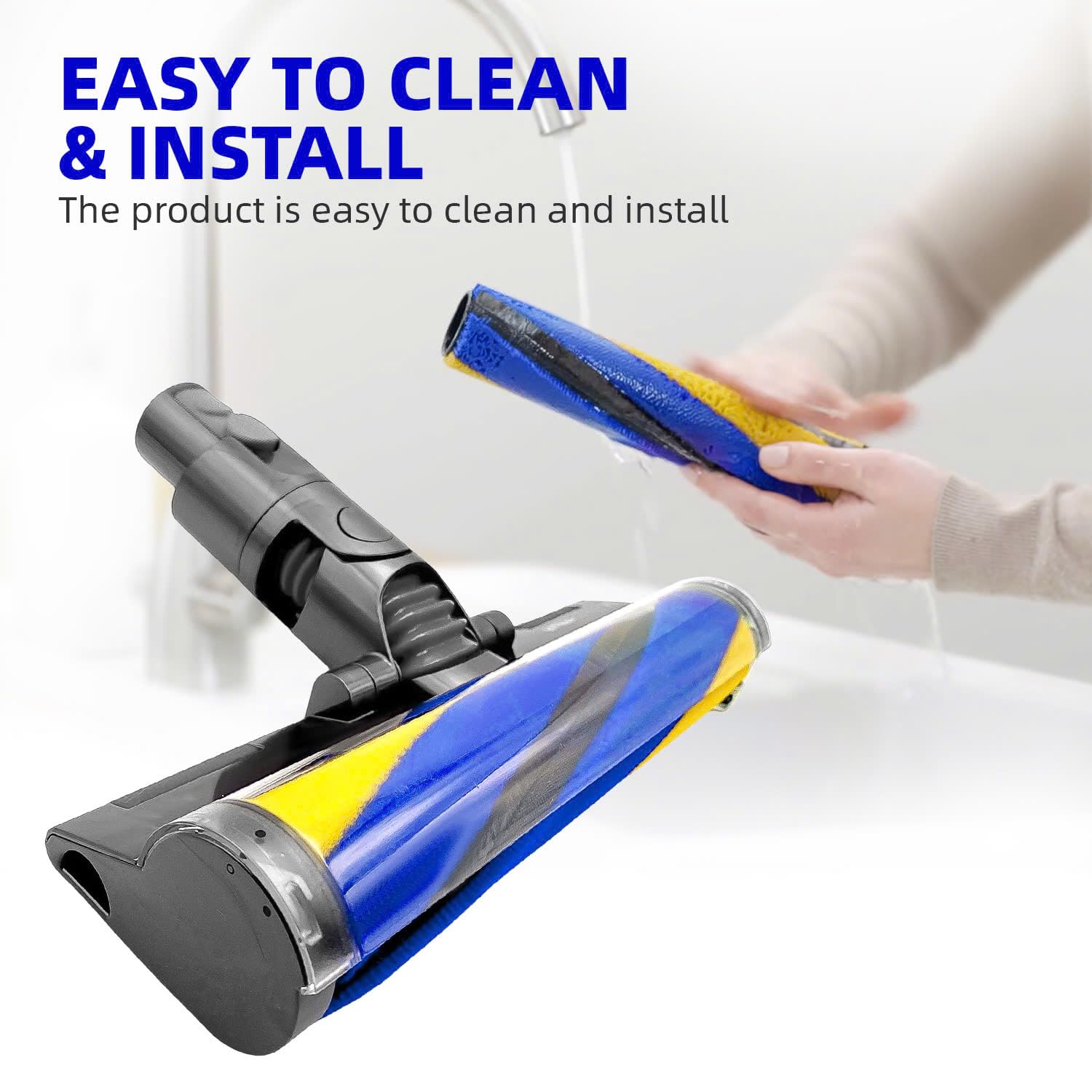 Premium Laser Slim Fluffy Brush Bar Replacement For Dyson Laser Slim Fluffy Cleaner Head & Fluffy Optic Cleaner Head, Fits Dyson