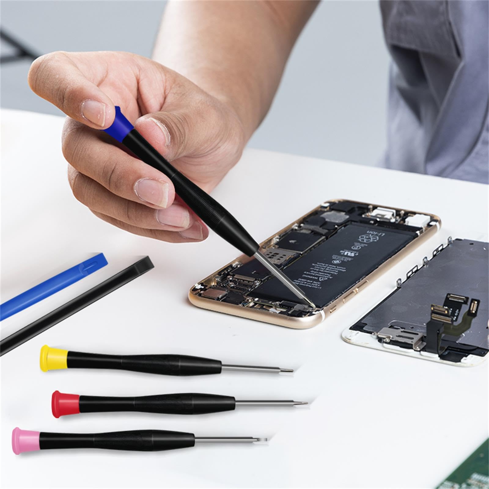 Efaithfix 22 In 1 Repair Tool Kit, 22 Piece Opening Pry Tool Screwdriver Set, Electronics Magnetic Precision Screwdriver Set For