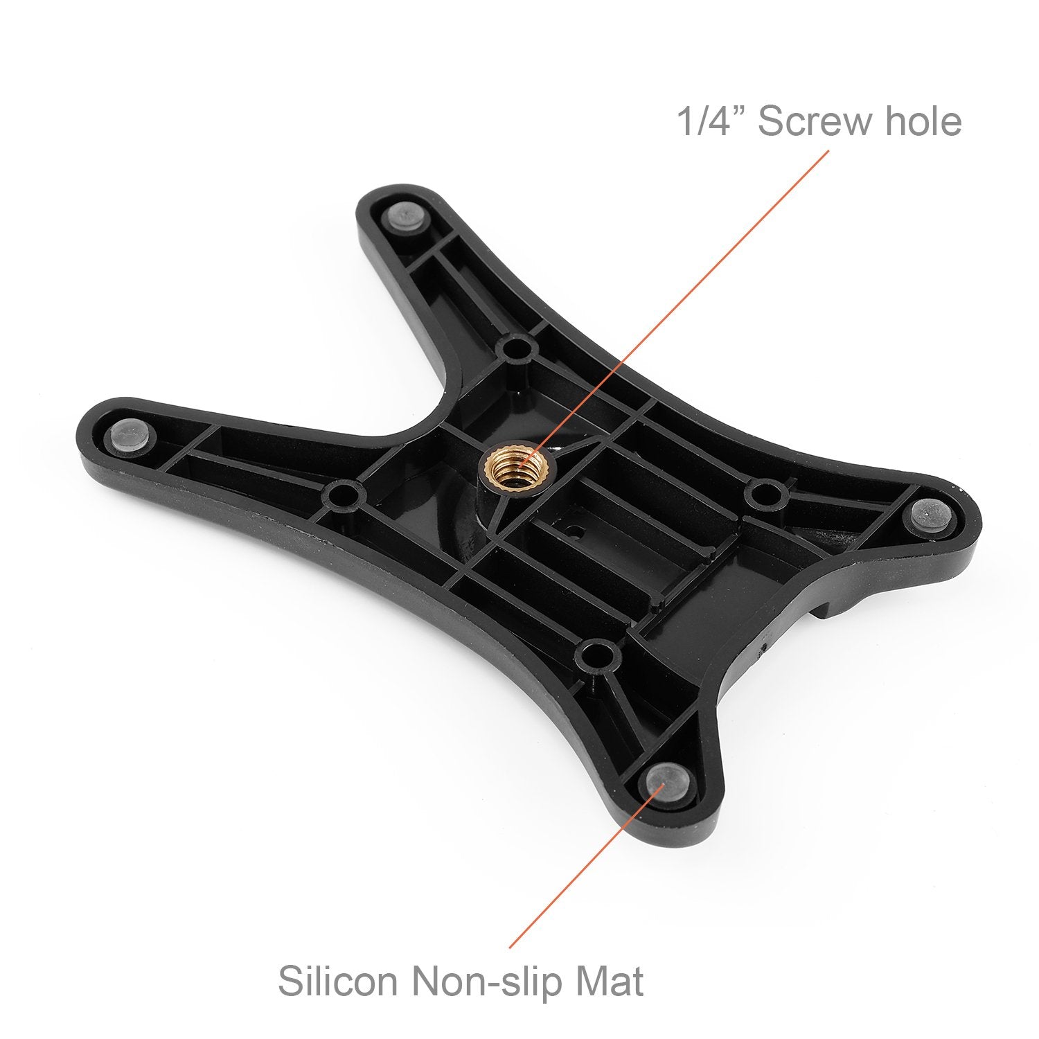 Anwenk Camera Flash Stand Flash Speedlight Hot Shoe Mount Stand With 1/4 Metal Tripod Thread For Flash Speedlight Speedlite, Com