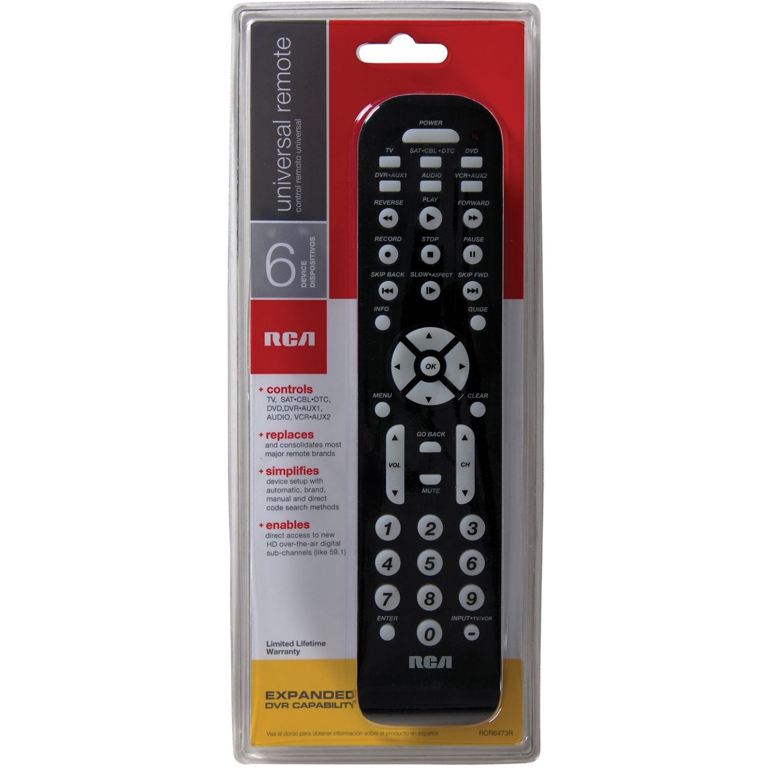 6-Device Remote Control