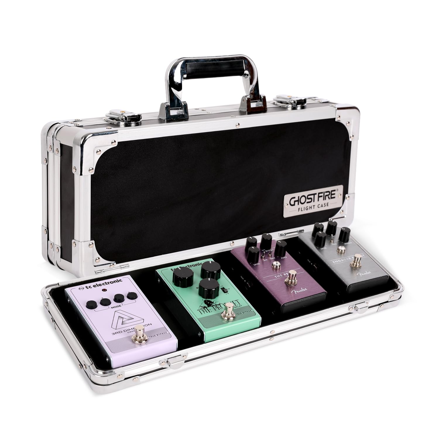 GHOSTFIRE Guitar Multi Effect Pedal Case 15.9x5.5x2.8in