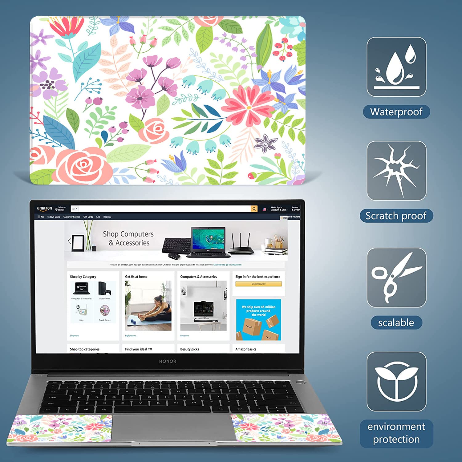 12.1 13 13.3 14 15.4 15.6 Inches Laptop Skin Sticker Decal Universal Netbook Skin Sticker Reusable Notebook Art Decal Protector