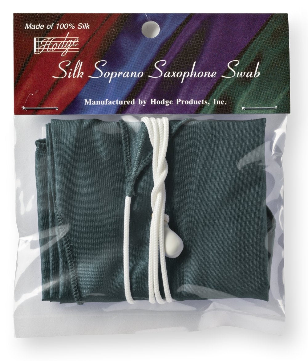 Hodge Silk Soprano Saxophone Swab   Green
