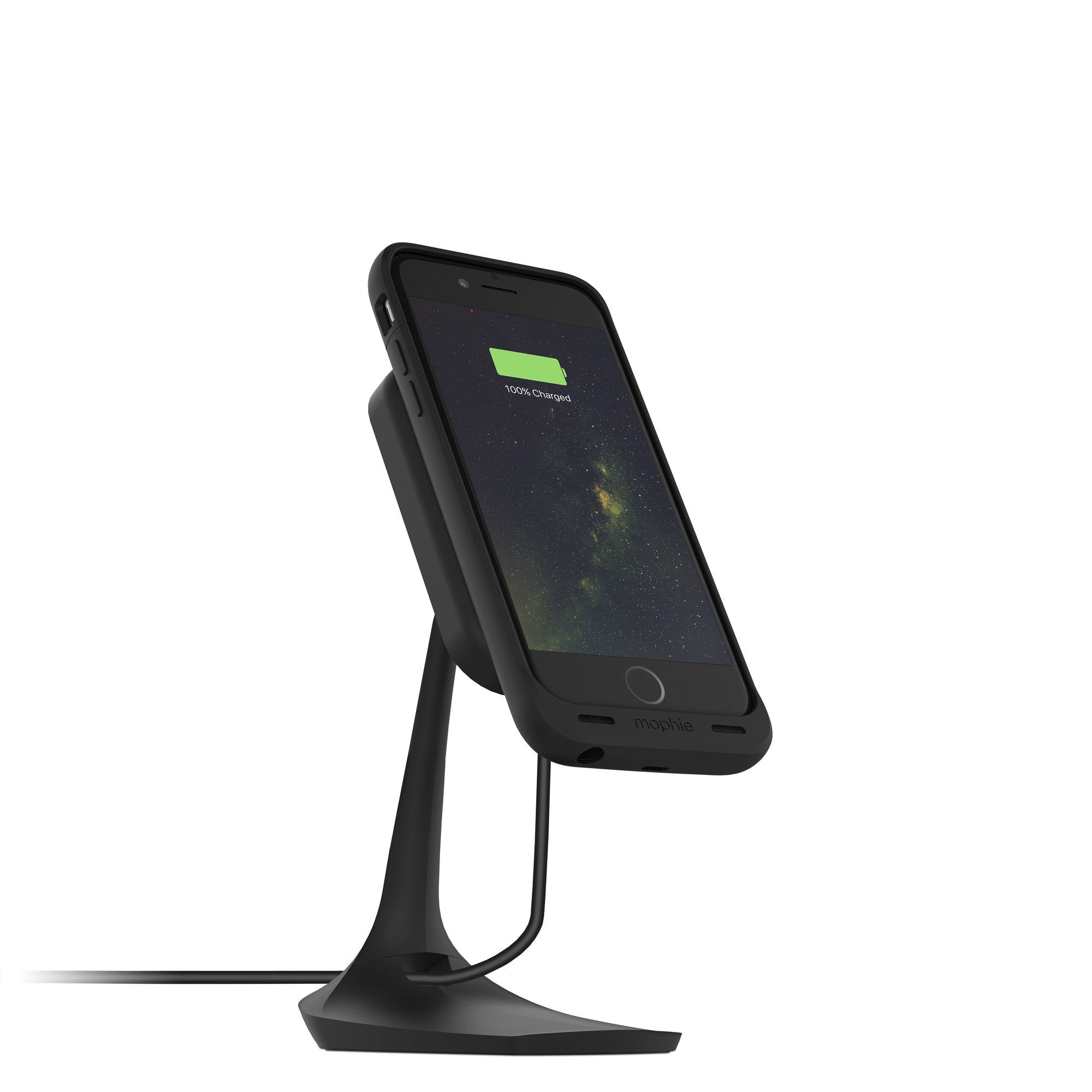 Mophie Charge Force Desk Mount For Mophie Wireless Case With Charge Force Wireless Power - Black