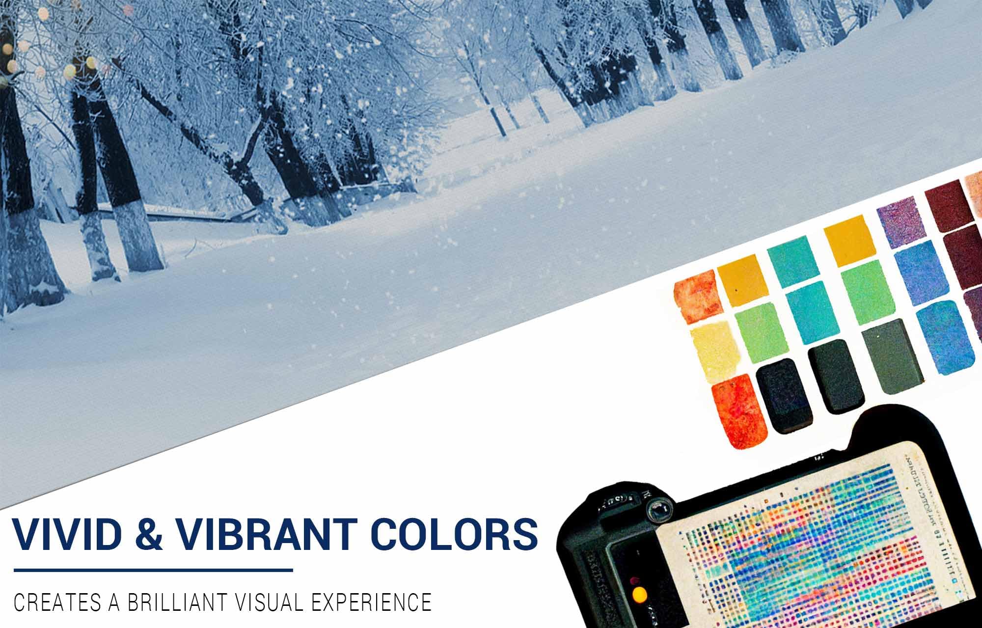 Allenjoy 6 X 6 Ft Winter Forest Backdrop Wonderland Snowflake Photography Background Bokeh Glitter Snow Scene Christmas Party De