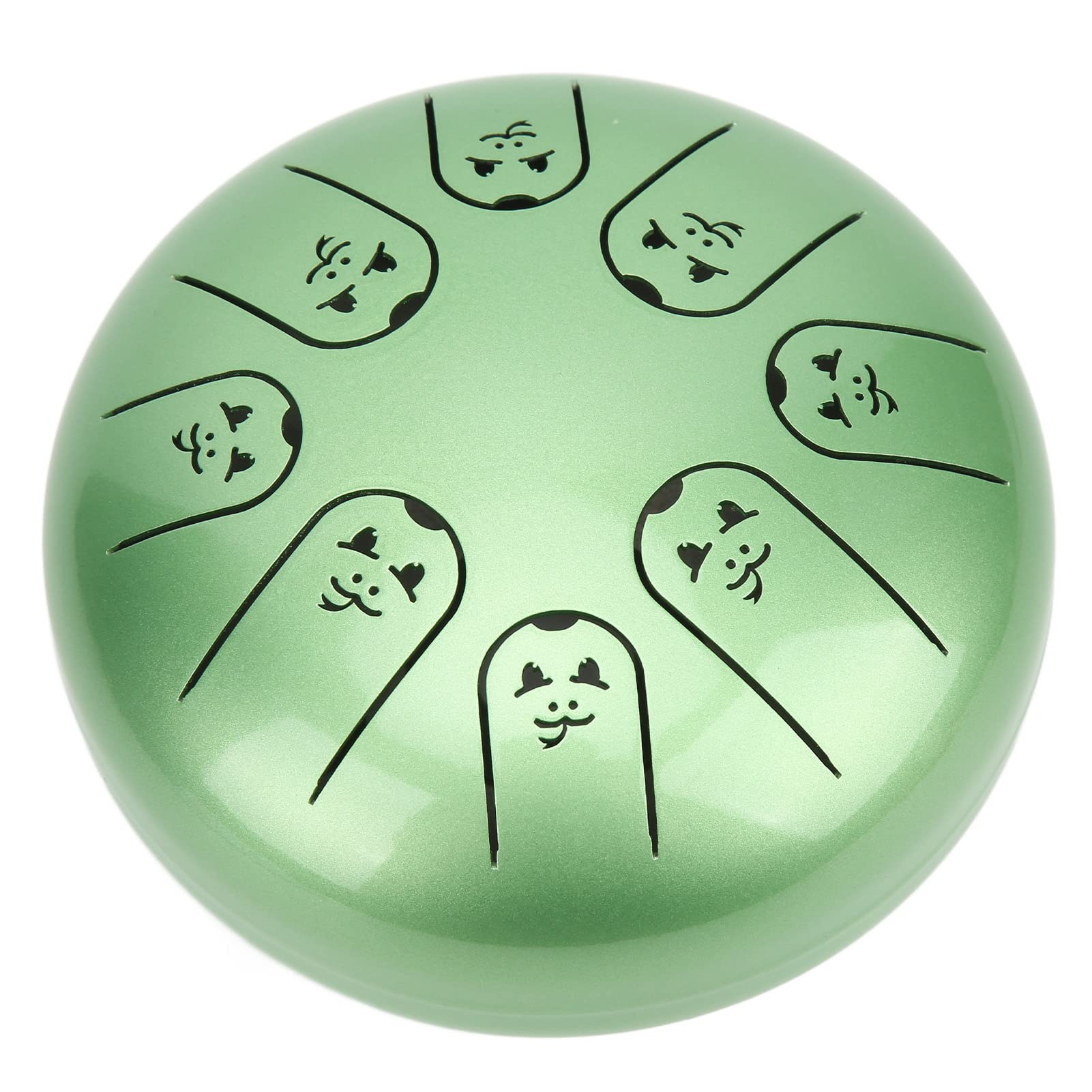 Tongue Drum, Green Chakra Tank Drum Percussion Instrument Animal Pattern Steel Ti Alloy For Performance