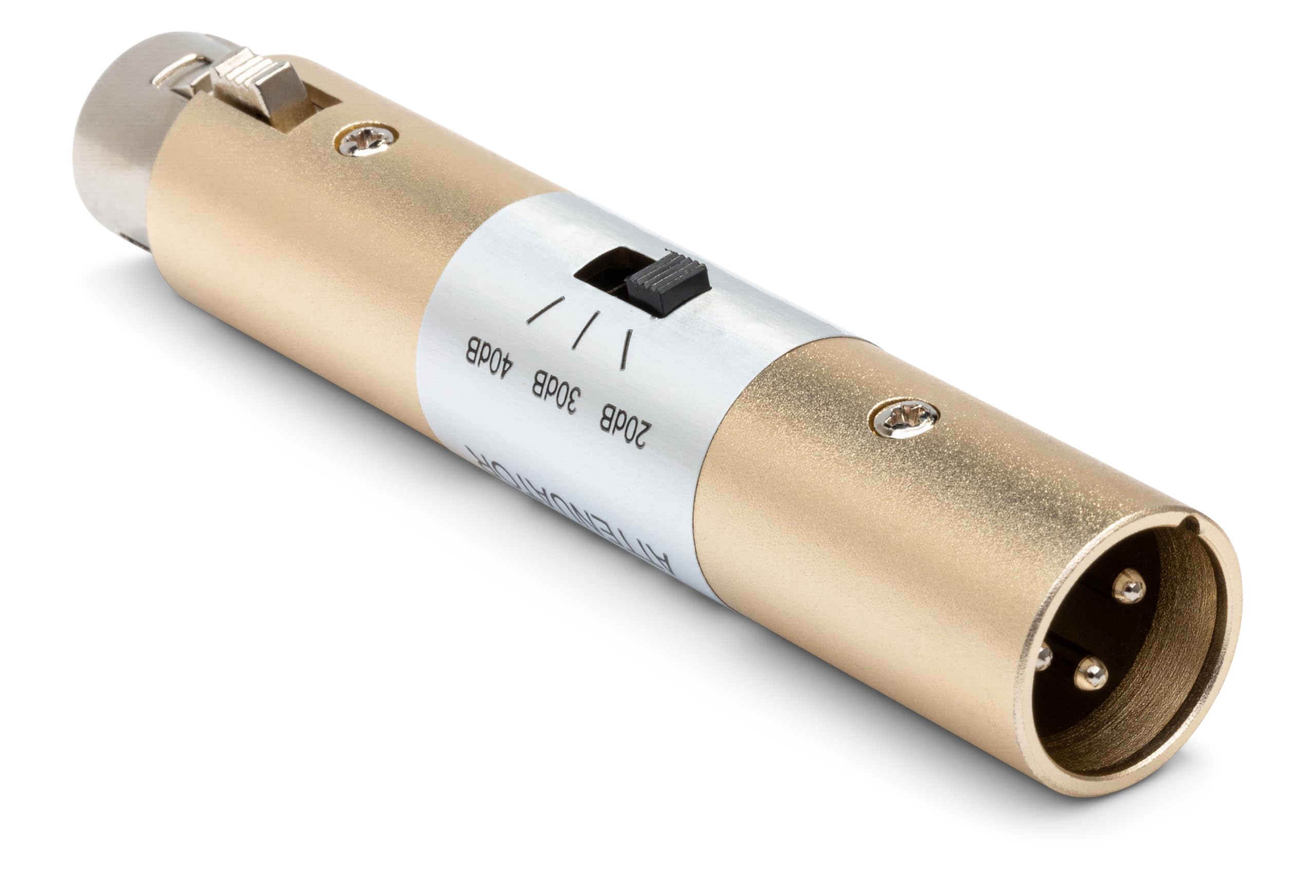 Hosa Att 448 Input Attenuator, Xlr3F To Xlr3M