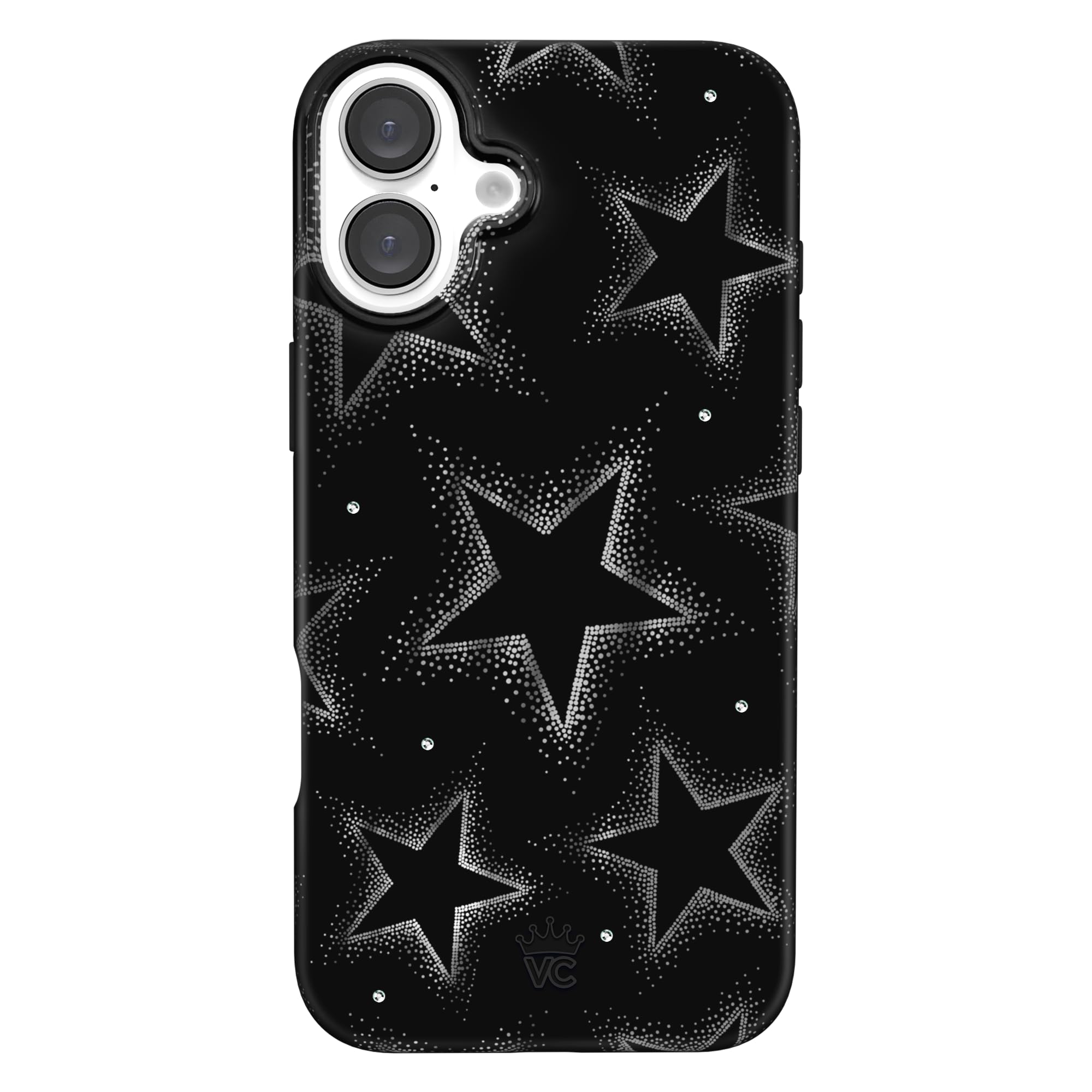 VELVET CAVIAR for iPhone 16 Plus Case - Compatible with MagSafe - 10ft Drop Tested - Protective Designer Cases - Crystal Chrome 