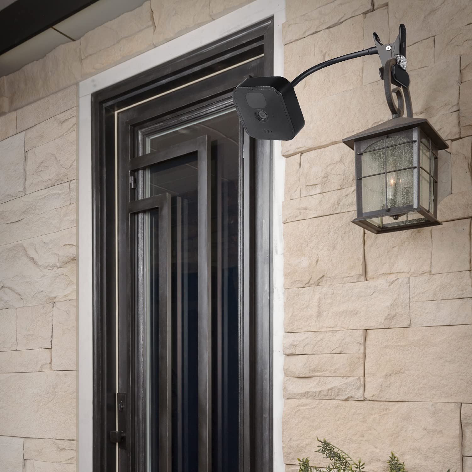 Itodos 2 Pack Flexible Clip Clamp Mount Compatible With Blink Outdoor 4 (4Th Gen)/(3Rd Gen) Xt3/Blink Xt/Xt2/Mini,8 Inches Gooseneck Arm,Attach Your Blink Camera Wherever You Like Without Any Tools