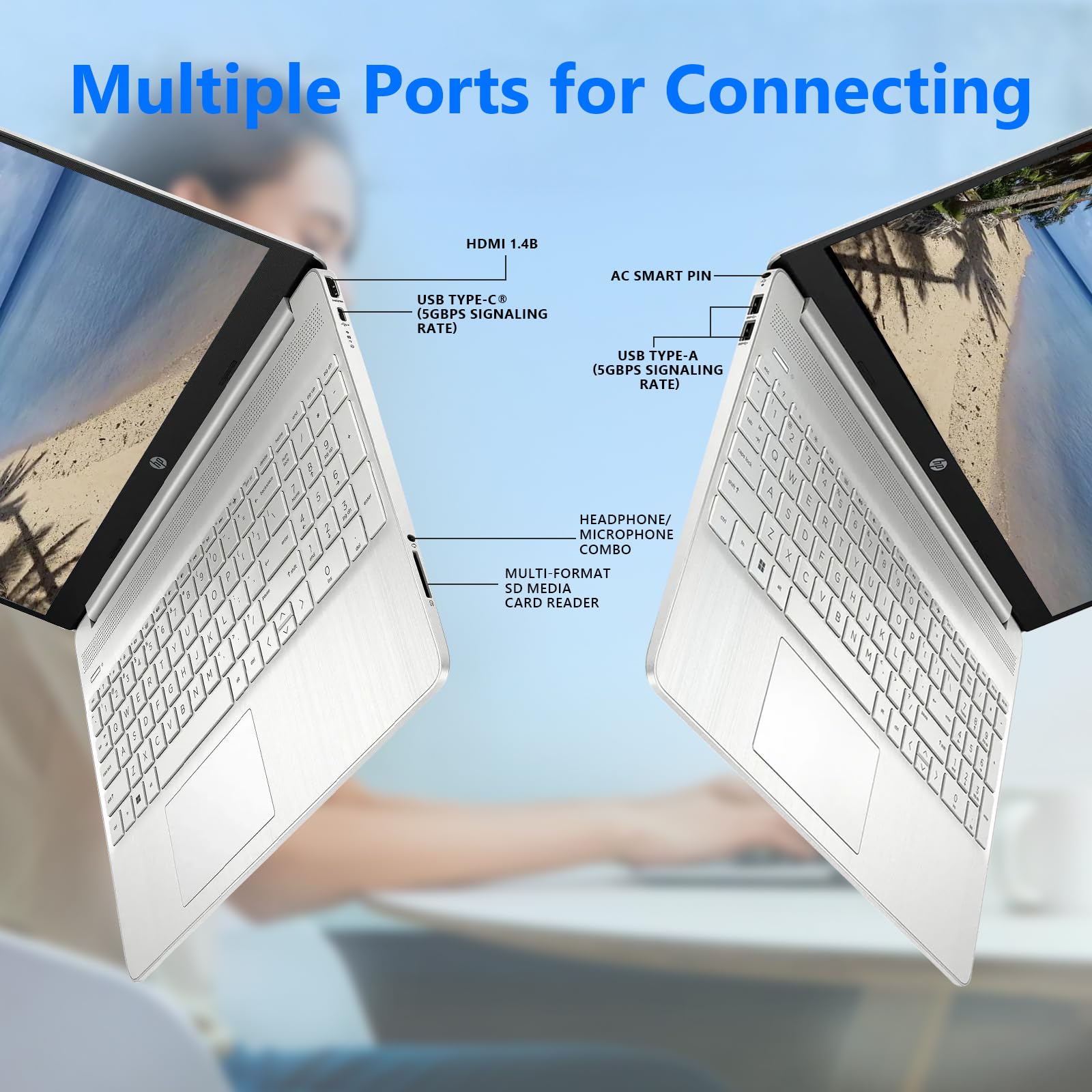 Hp 2024 Latest Laptop Touchscreen 15.6 Inch, Intel 12Th Core I3 Notebook Laptop Computer, 16Gb Ddr4 Ram, 512Gb Ssd, Windows 11,