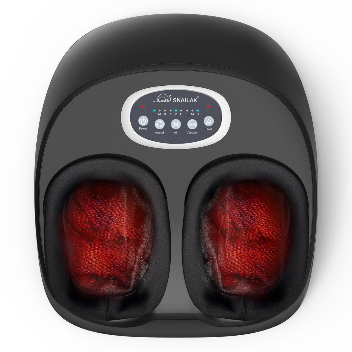 Snailax Foot Massager With Heat,Kneading,Compression,Vibration, Shiatsu Feet Massager Machine For Plantar Fasciitis,Neuropathy P