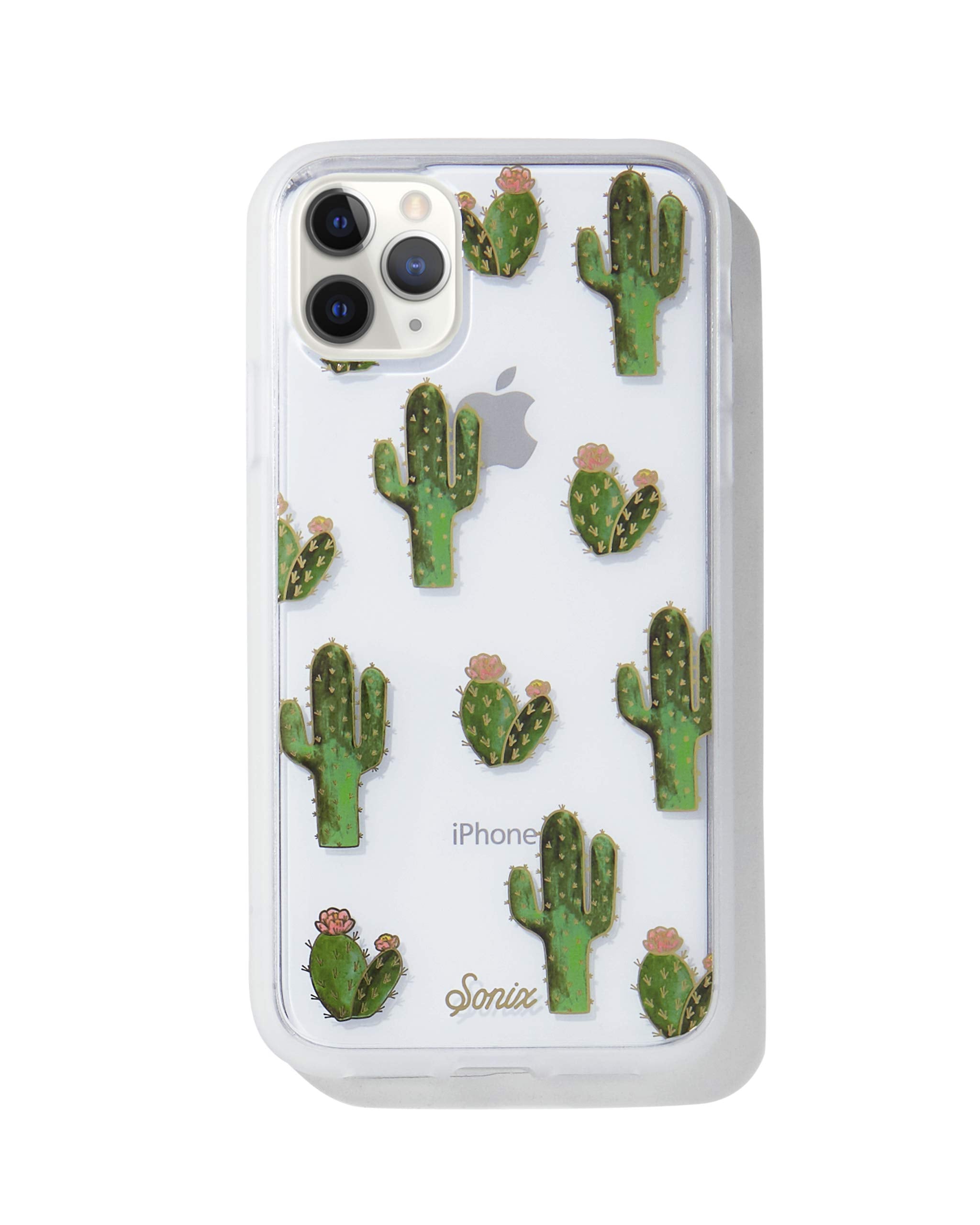 Sonix Prickly Pear Case for iPhone 11 Pro Max [10ft Drop Tested] Protective Clear Cactus Case for Apple iPhone 11 Pro Max