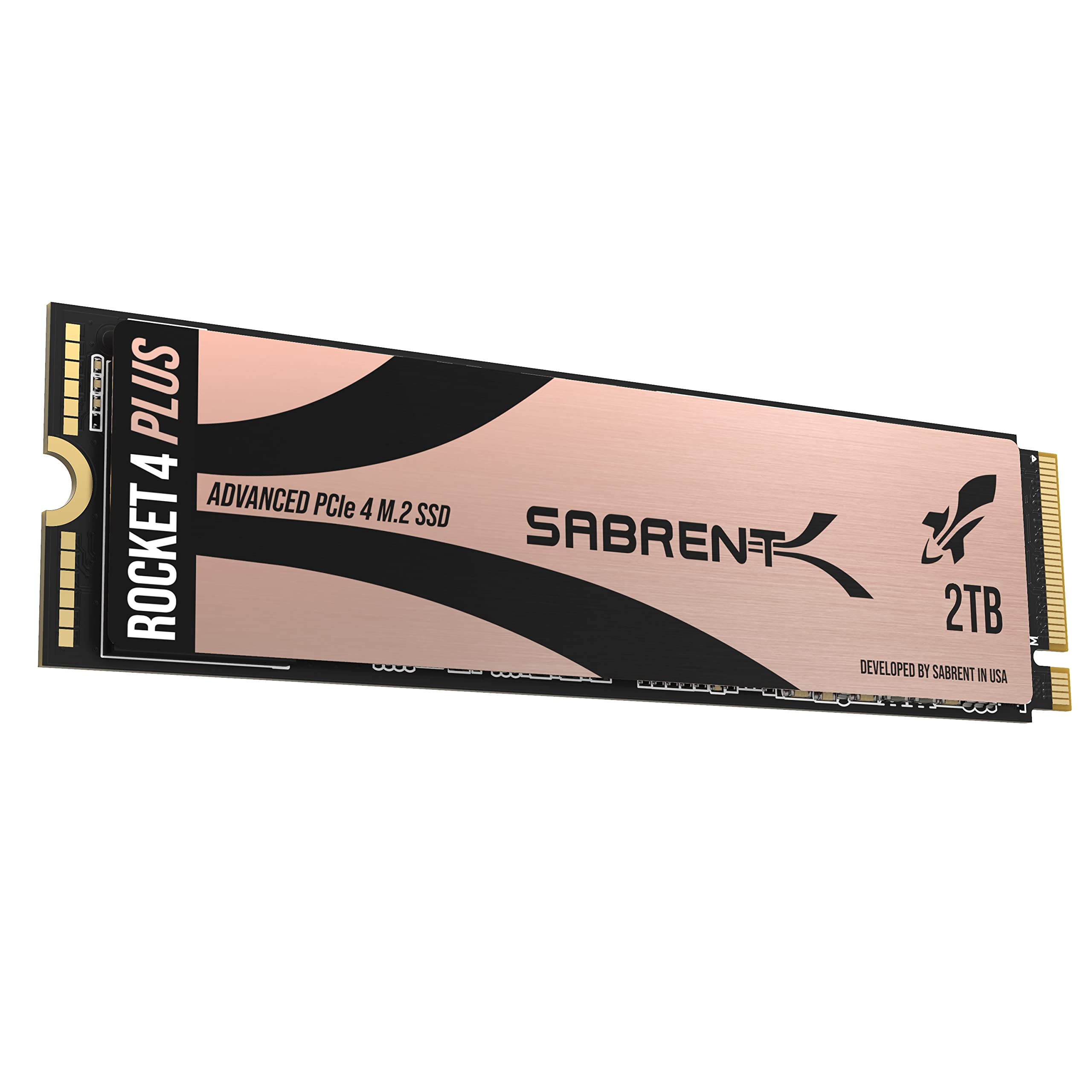 SABRENT 2TB Rocket 4 Plus NVMe 4.0 Gen4 PCIe M.2 2280 Internal SSD - Up to 7100MB/s Read, 6600MB/s Write - High-Performance TLC 