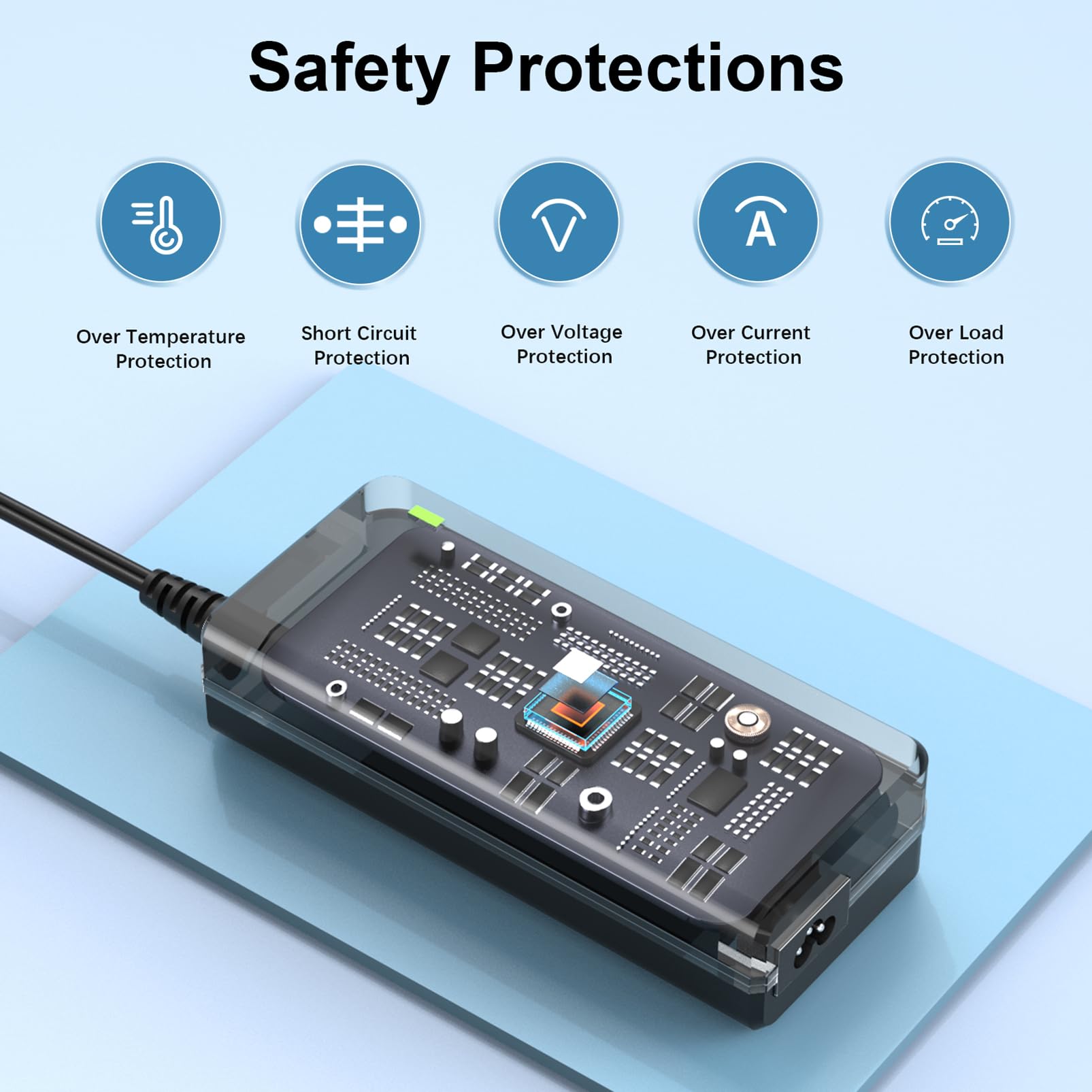 Vifocufy Power Cord For Echelon Connect Ex 4S Ex4S+ Ex4S Ex4S 10 Ch01 Ex4S Echex 4S15C 12V Charger Power Supply For Echelon Spin