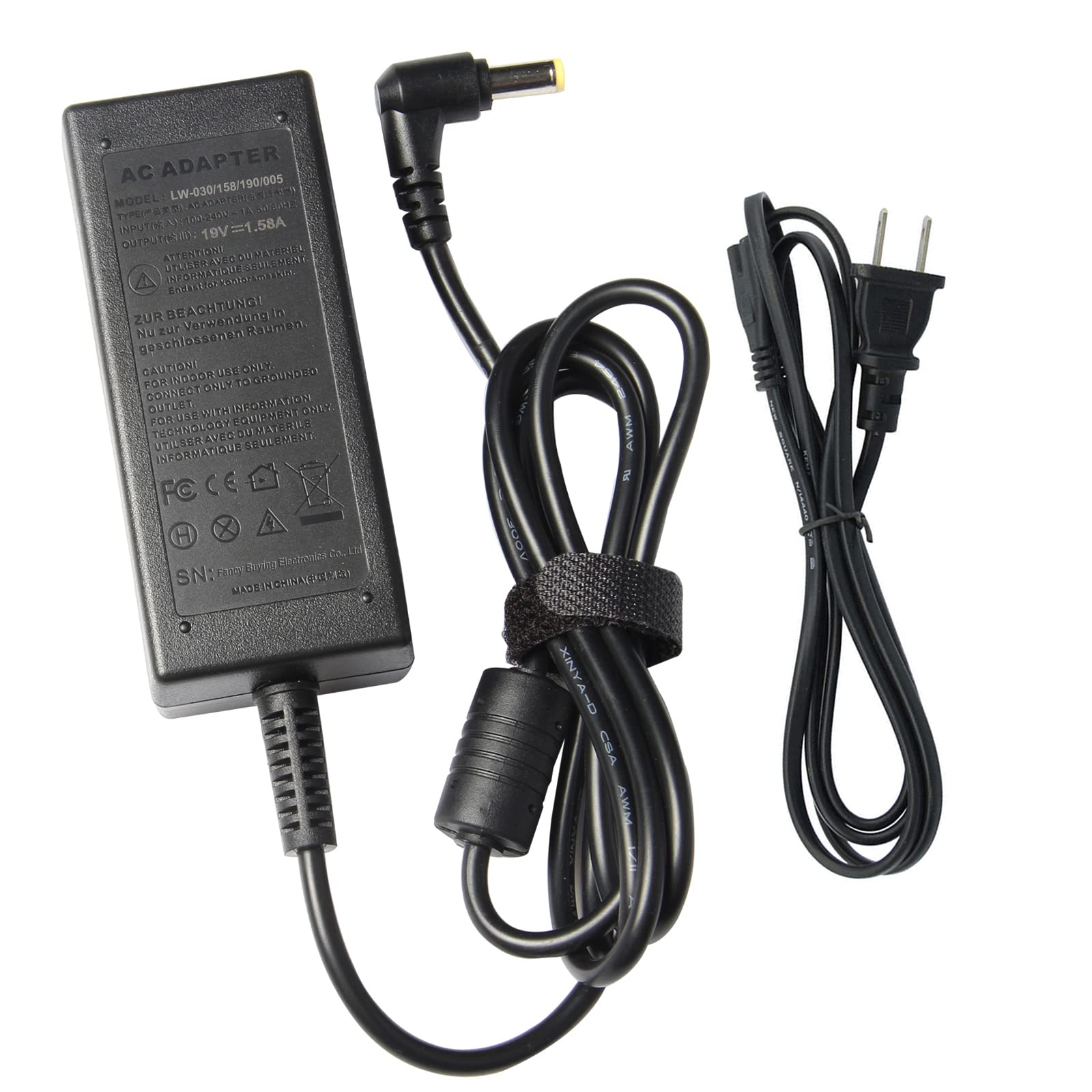 Ac Adapter Power Charger Replacement For Dell Inspiron Mini 9 10 10V 12 910 1010 1011 1012 1018 1210 1090 1893 Mini Duo Tablet Vostro A90 Y200J Adp 50Sb Fsp030 Dqda1 Lc.Adt00.006 Pp39S 330 2063 30W