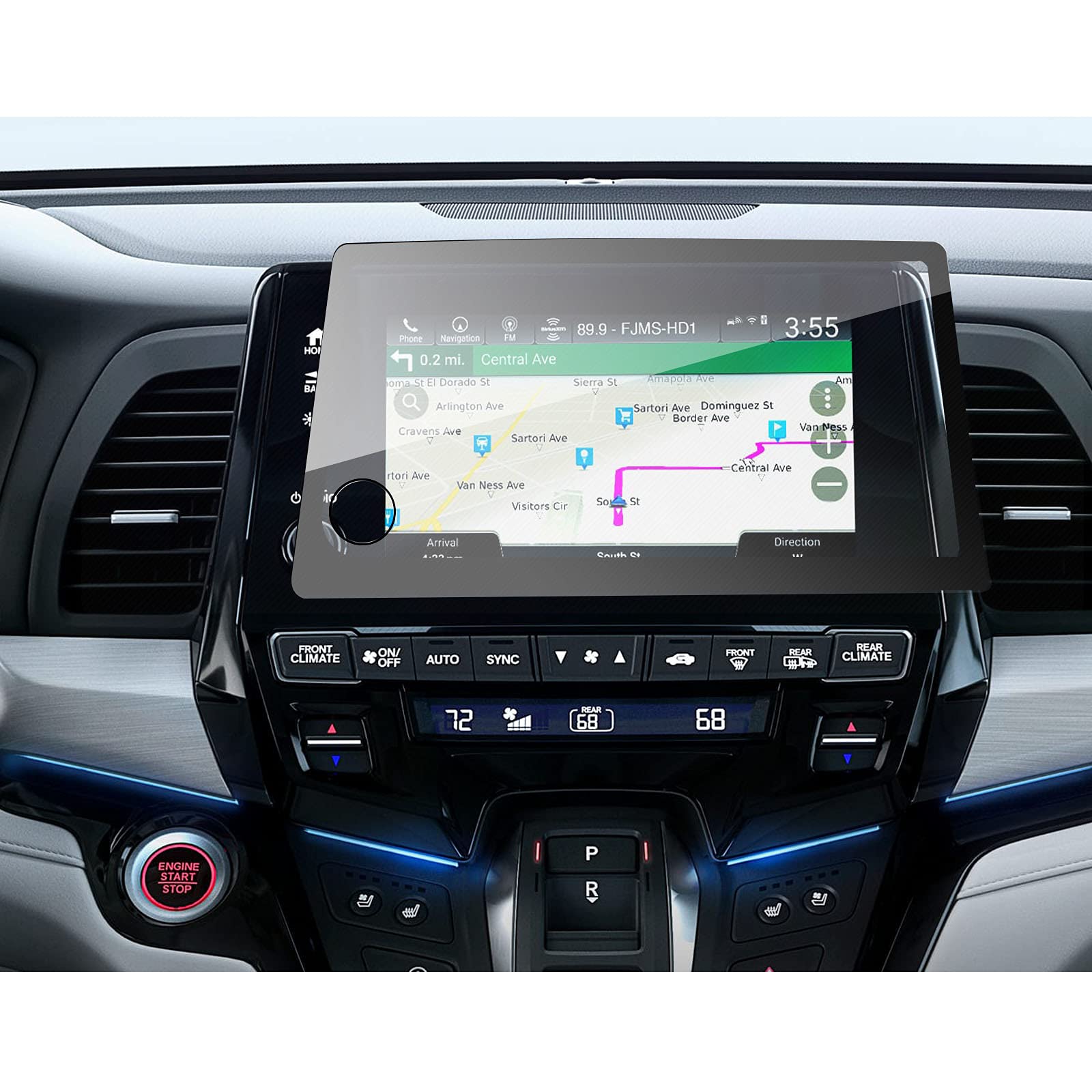 Sxcy 2022 2023 2024 Odyssey Screen Protector 8 Inch For 2018 2023 2024 Honda Odyssey Ex Ex L Touring Accessories 2024 Odyssey Tempered Glass Touch Screen Protector