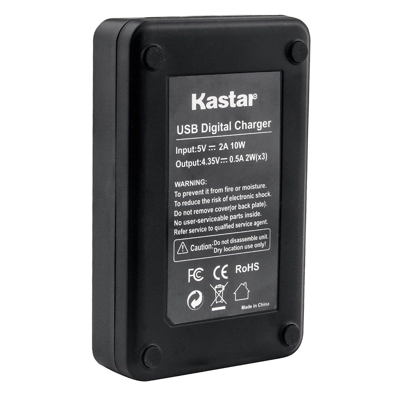 Kastar Lcd Triple Usb Battery Charger Compatible With Gopro Hero 8 Action Camera, Hero 7 Action Camera, Hero 6 Action Camera, He