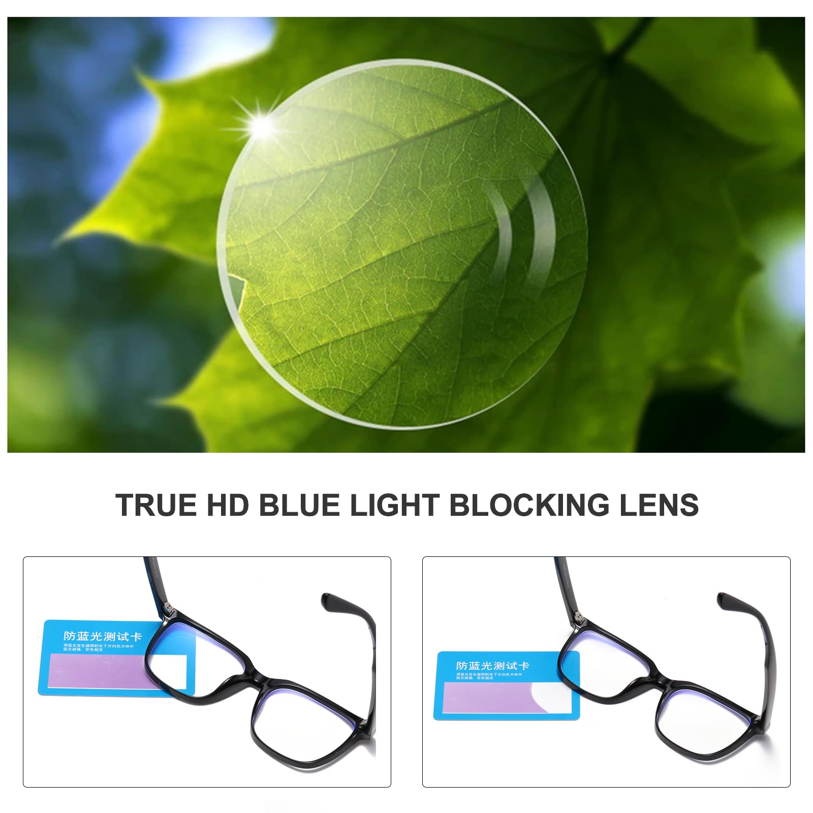 Gleyemor Mens Blue Light Glasses Fashion Square Frame Computer Glasses For Men Lightweight Sturdy Daily Eyeglasses (Tortoise)