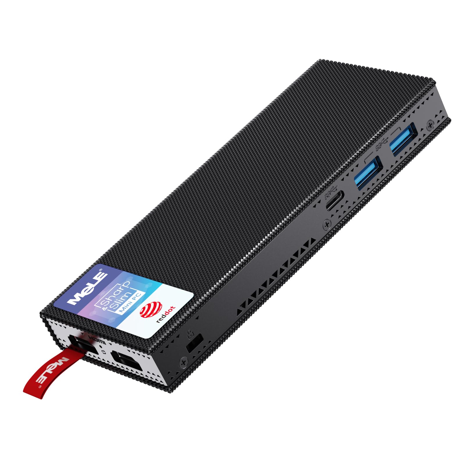 Mele Fanless Mini Pc Stick N100 Windows 11 Pro Pcg02 Pro 8Gb Ram 128Gb Micro Computer 2X Hdmi 4K Wifi 5 Bt5.1 Gigabit Ethernet, 
