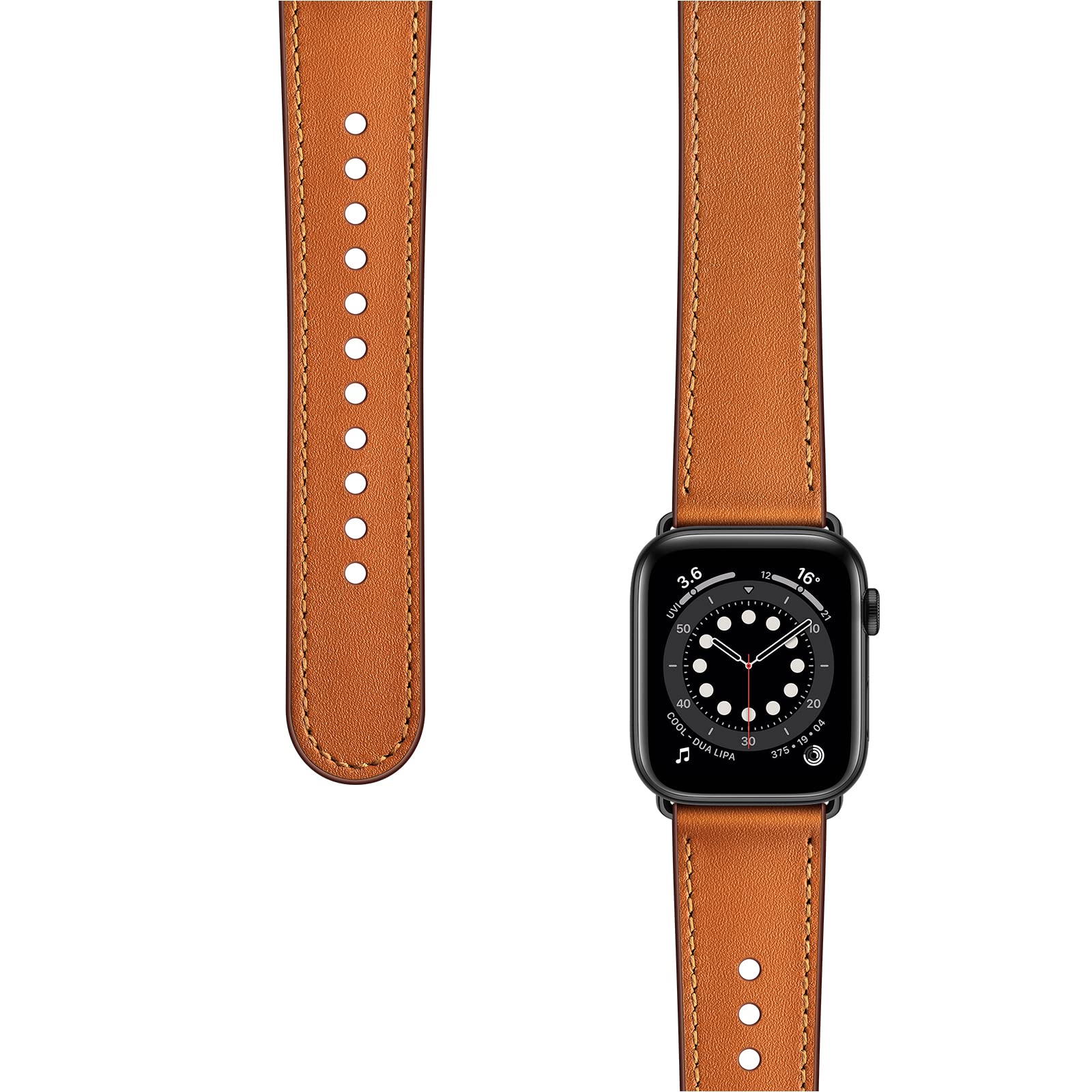 Ouheng Compatible With Apple Watch Band 42Mm/41Mm/40Mm/38Mm, Genuine Leather Bands Replacement Strap For Iwatch Se2 Se Series 10