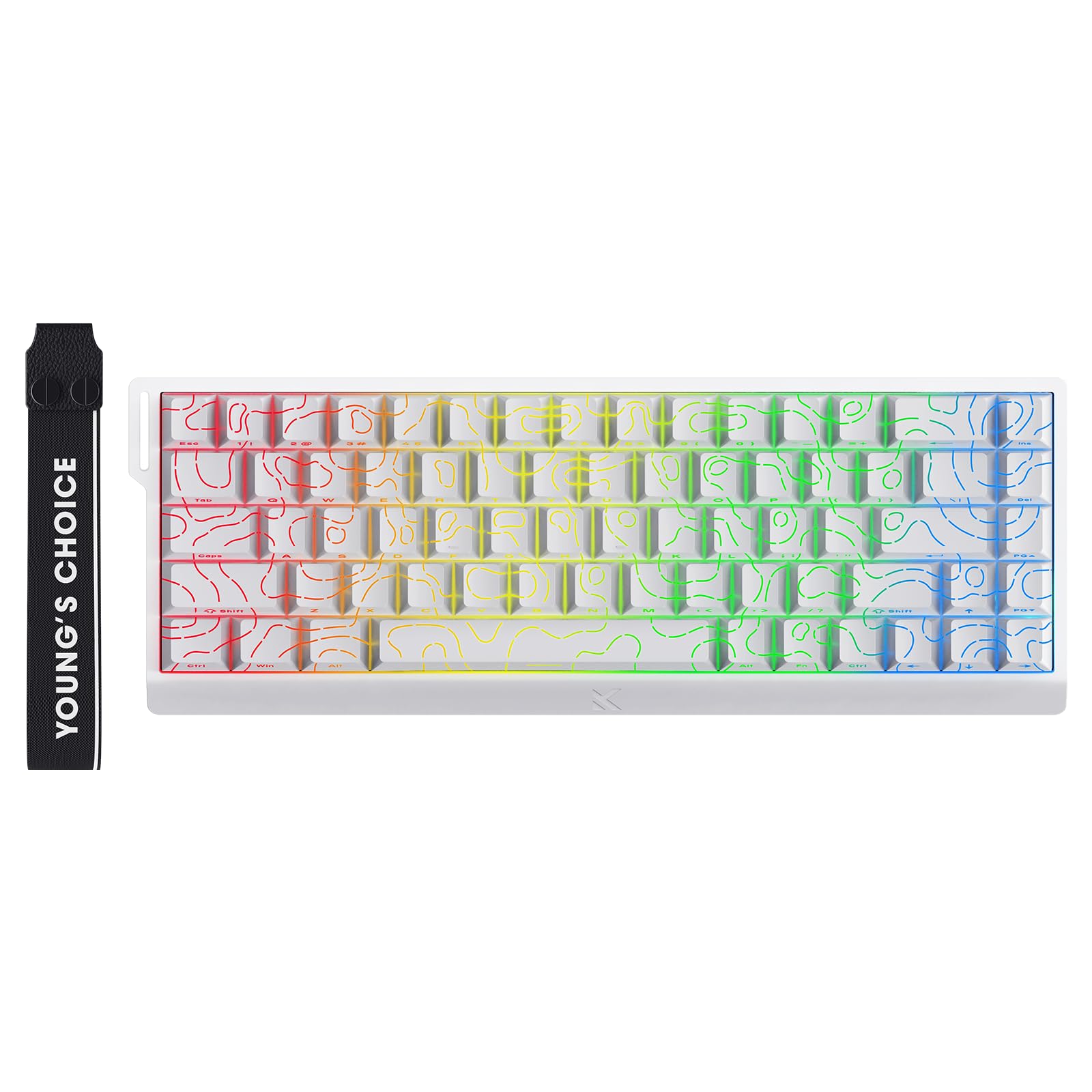 MCHOSE ACE 68 60% Mechanical Gaming Keyboard Wired Rapid Trigger Hall Effect Keyboard Magnetic Switch Hyper-Fast Adjustable Actu