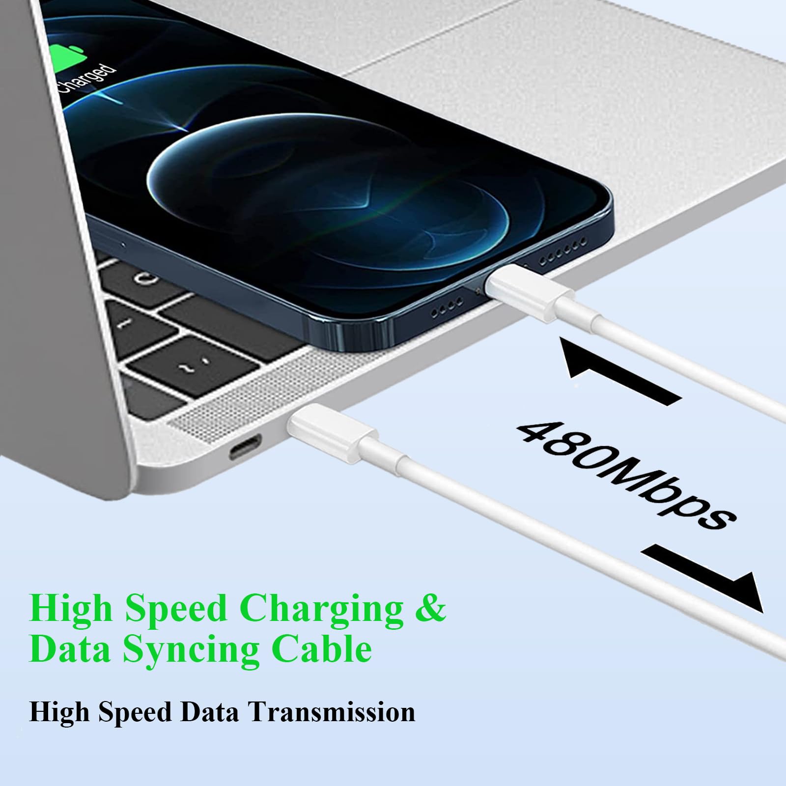 2Pack Fast Charger Iphone [Apple Mfi Certified],10Ft Iphone Charger Fast Charging Usb C To Lightning Cable With 2Pack Pd Usb C Charger Block 10Ft Iphone Charger Cord For Iphone 14/13/12/11/X/Xs Max/8