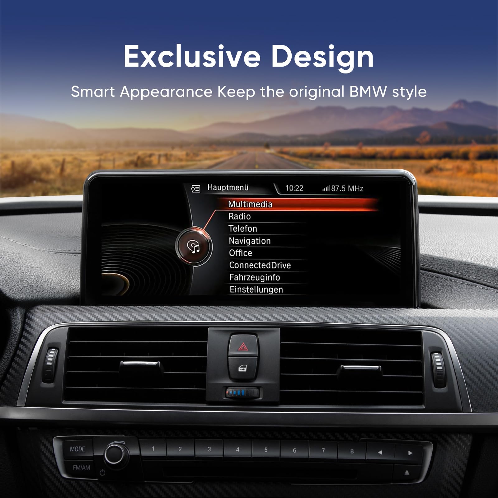 10.25 Inch Car Multimedia Player For Bmw Nbt 3 4 Series F30 F31 F34 (2013-2016) Wireless Carplay Android Auto Touchscreen Upgrad