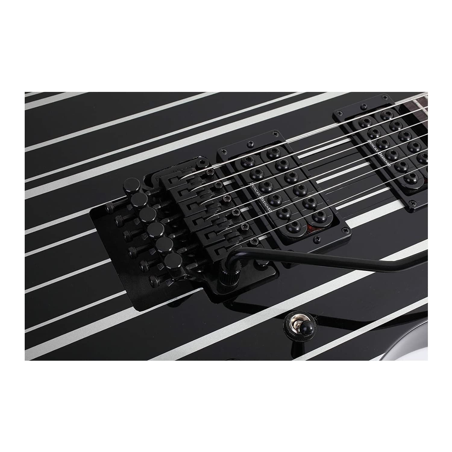 Schecter 6 String Solid Body Electric Guitar, Gloss Black (1739)