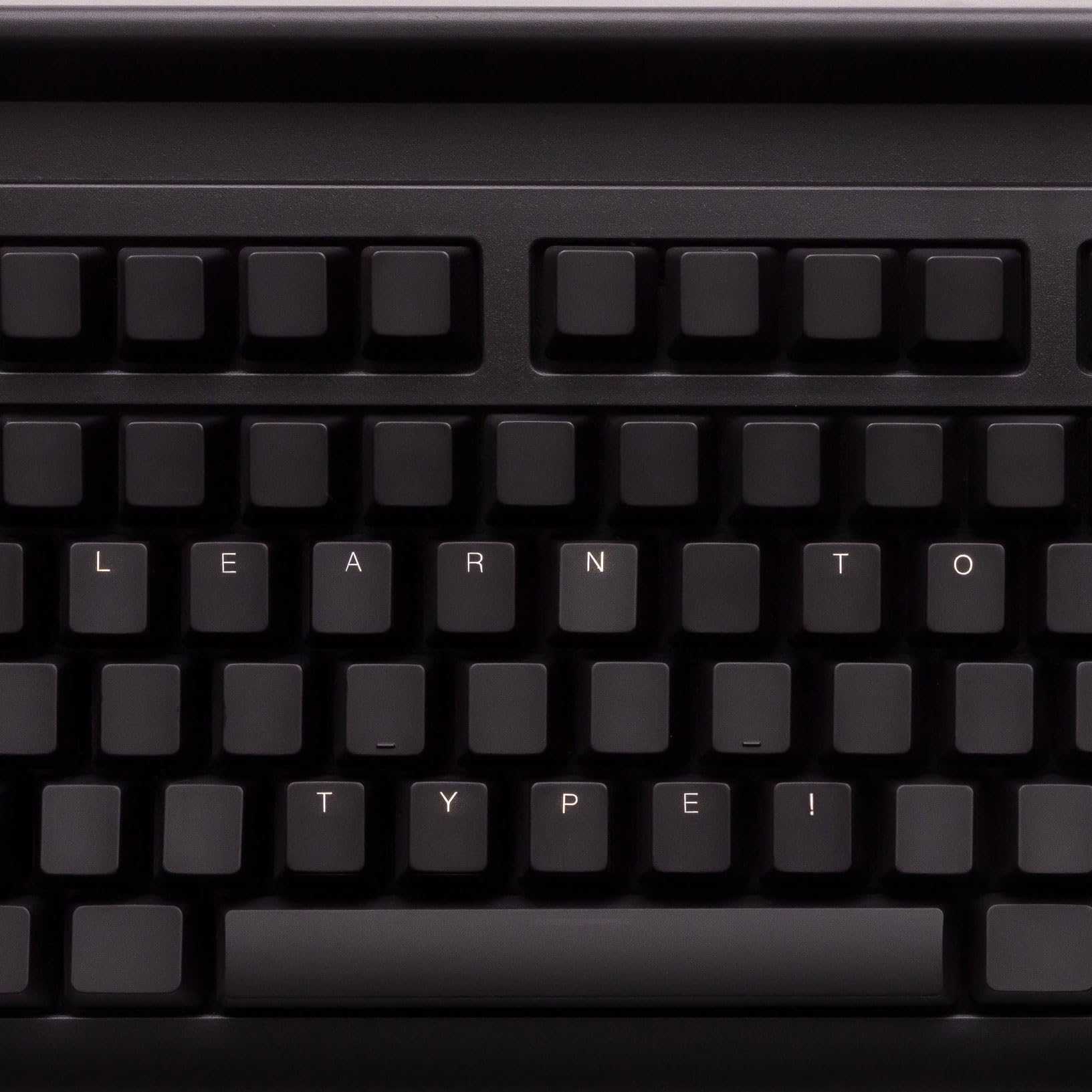Practice Typing With Learn To Type Keyboard; Show Or Hide Key Visibility As Students Learn To Touch Type; Shine Through Key Caps