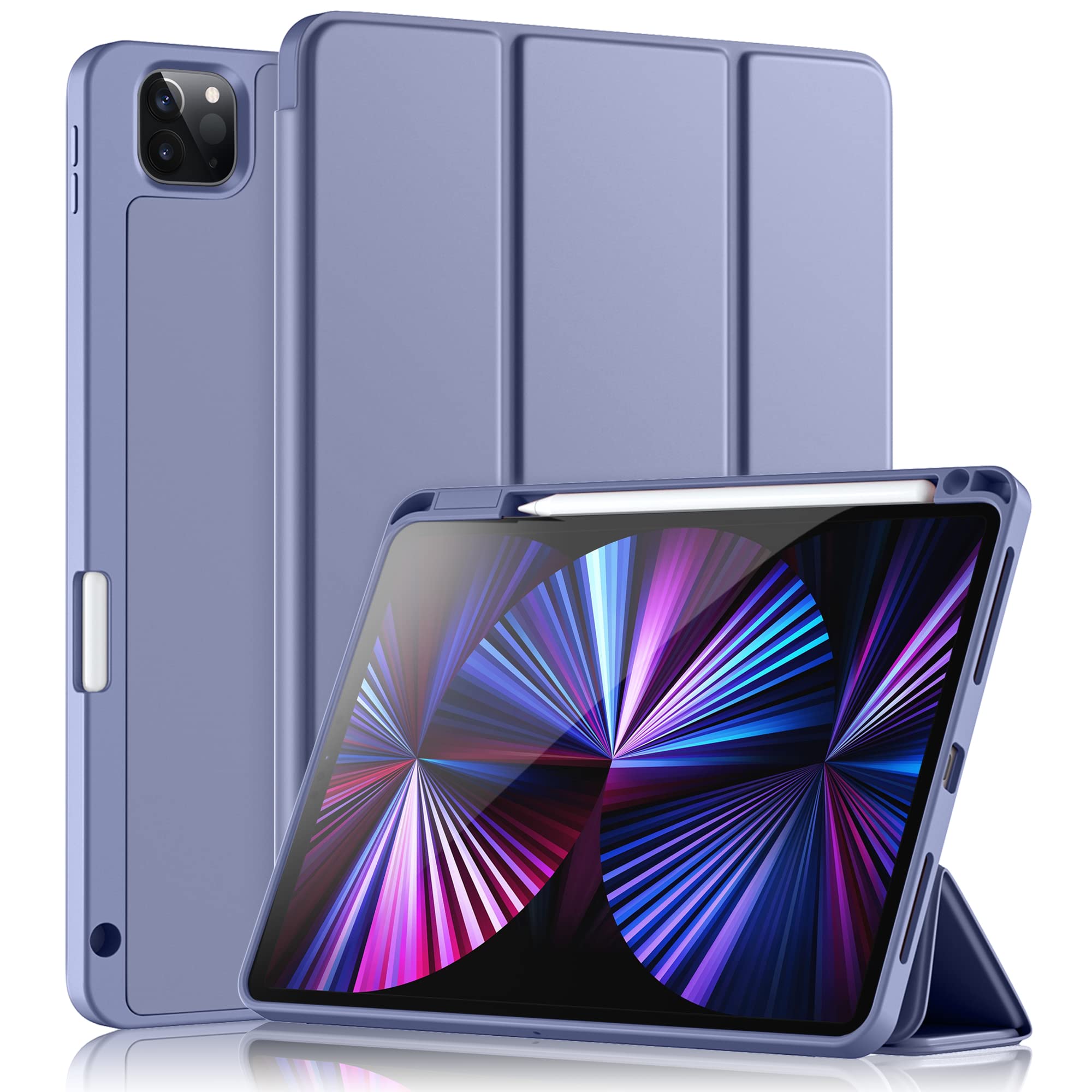 Wenlaty Case For Ipad Pro 11 Inch 4Th Generation 2022 With Pencil Holder, Also Fit For Ipad Pro 11 Case 3Rd Generation 2021 /2Nd