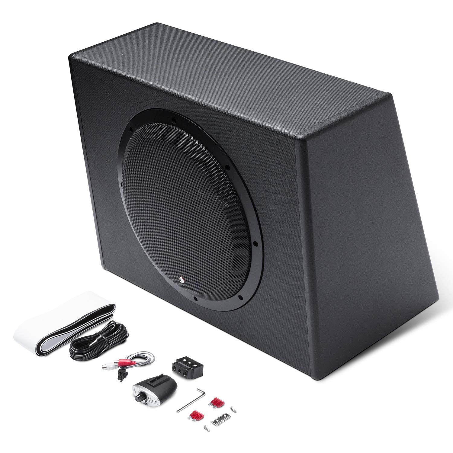 Rockford Fosgate Punch P300 12 Single 12' 300 Watt Amplified Subwoofer In Enclosure   Black