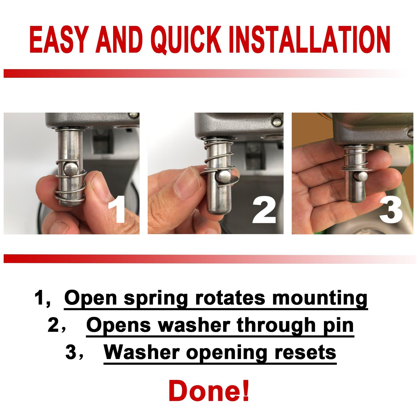 Spring And Washer For Kitchenaid Mixer Parts Replacement