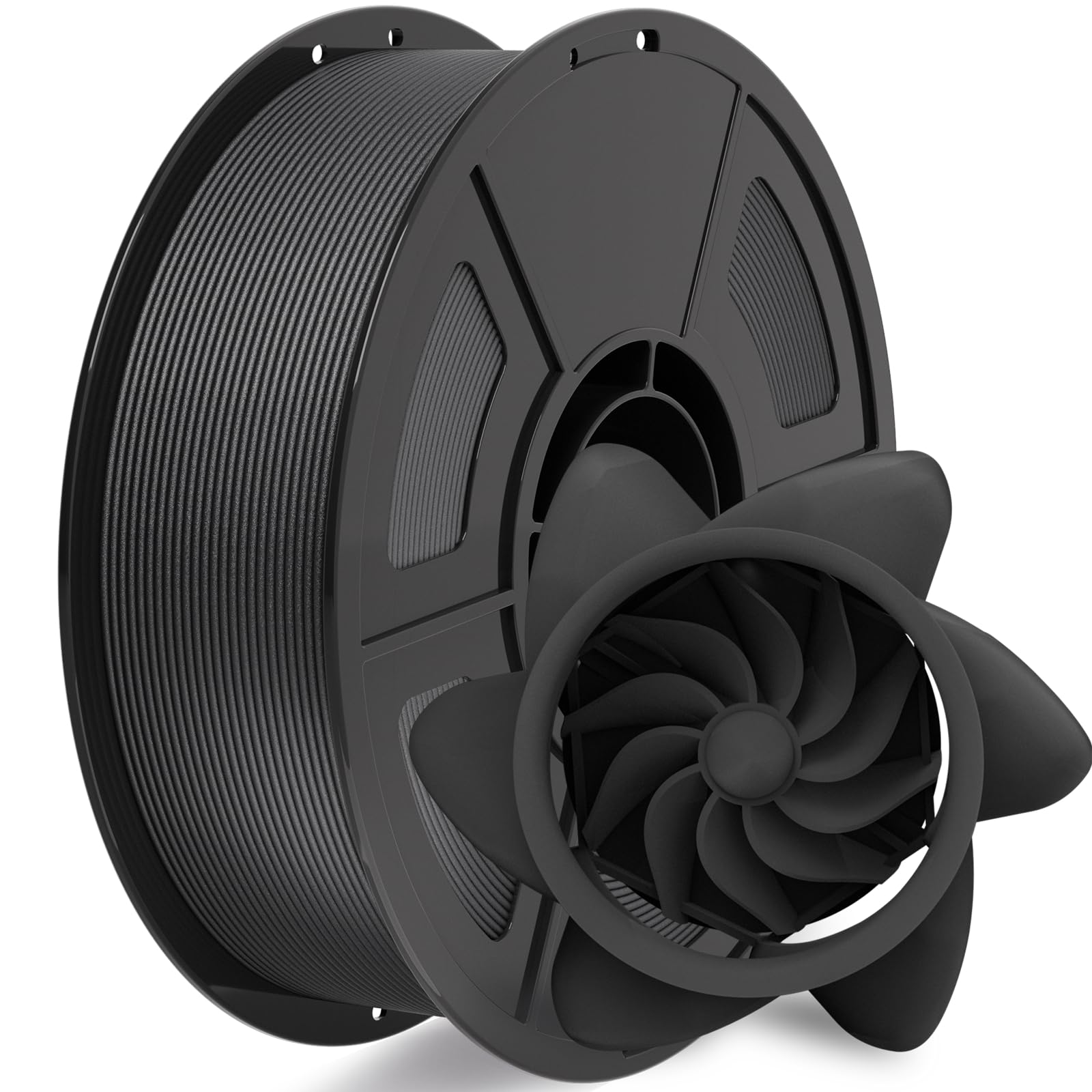 IEMAI PA6 Carbon Fiber Nylon Filament 1.75mm Matte Black 1KG, PA6-CF 3D Printer Filament with Superior Strength & Rigidity, Abra