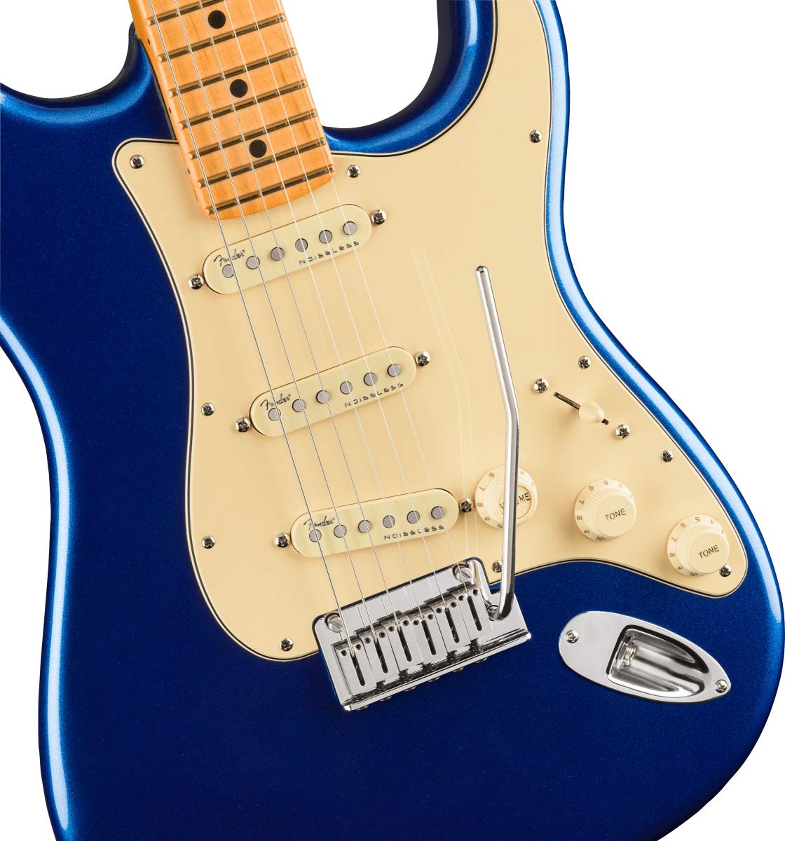 Fender American Ultra Stratocaster   Cobra Blue With Maple Fingerboard