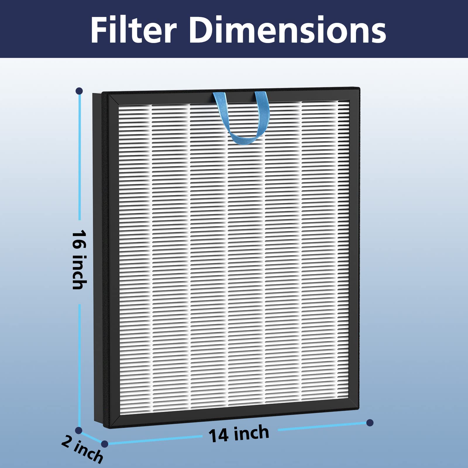 Vital 200S Replacement Filter For Levoit Vital 200S And Vital 200S P Air Purifier, H13 True Hepa And High Efficiency Activated C