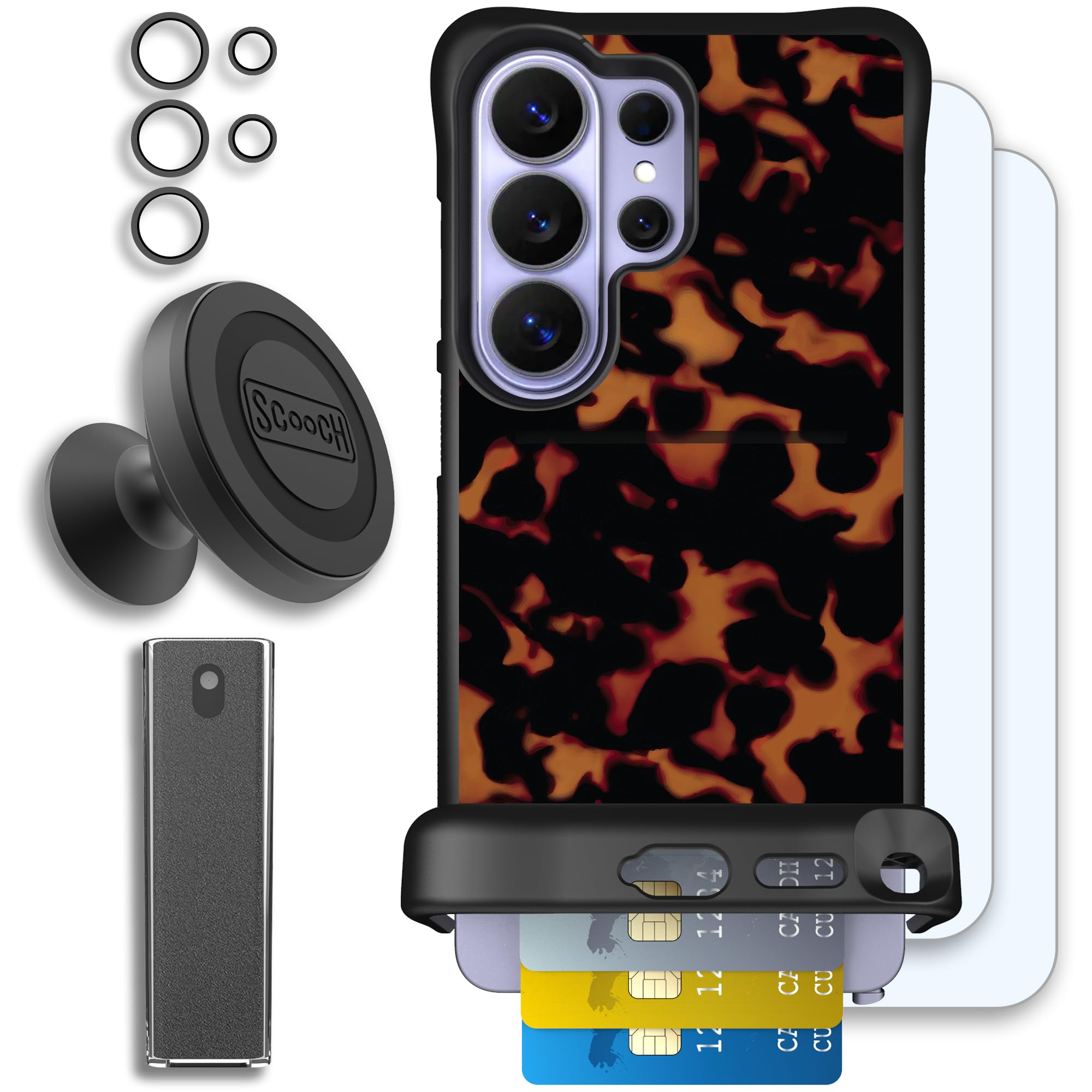 Scooch Wingmate for Samsung Galaxy S26 Ultra [Defender Bundle] with 2 Tempered Glass Screen Protectors, Camera Lens Protector, W
