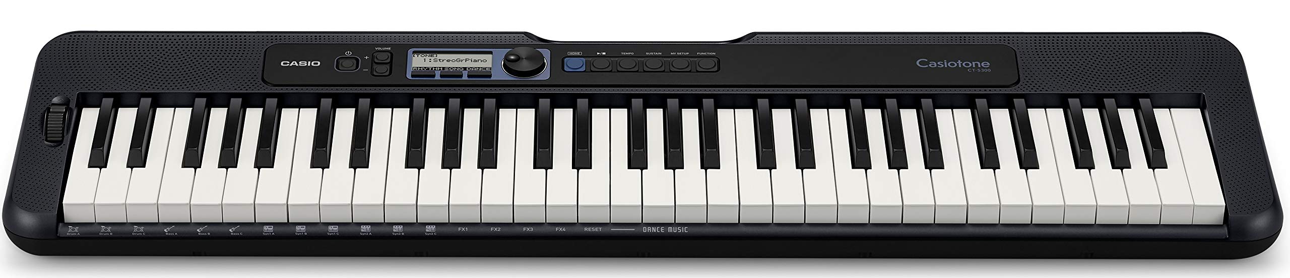 Casio Ct S300 61 Key Premium Keyboard Package With Headphones, Stand, Power Supply, 6 Foot Usb Cable And Emedia Instructional So