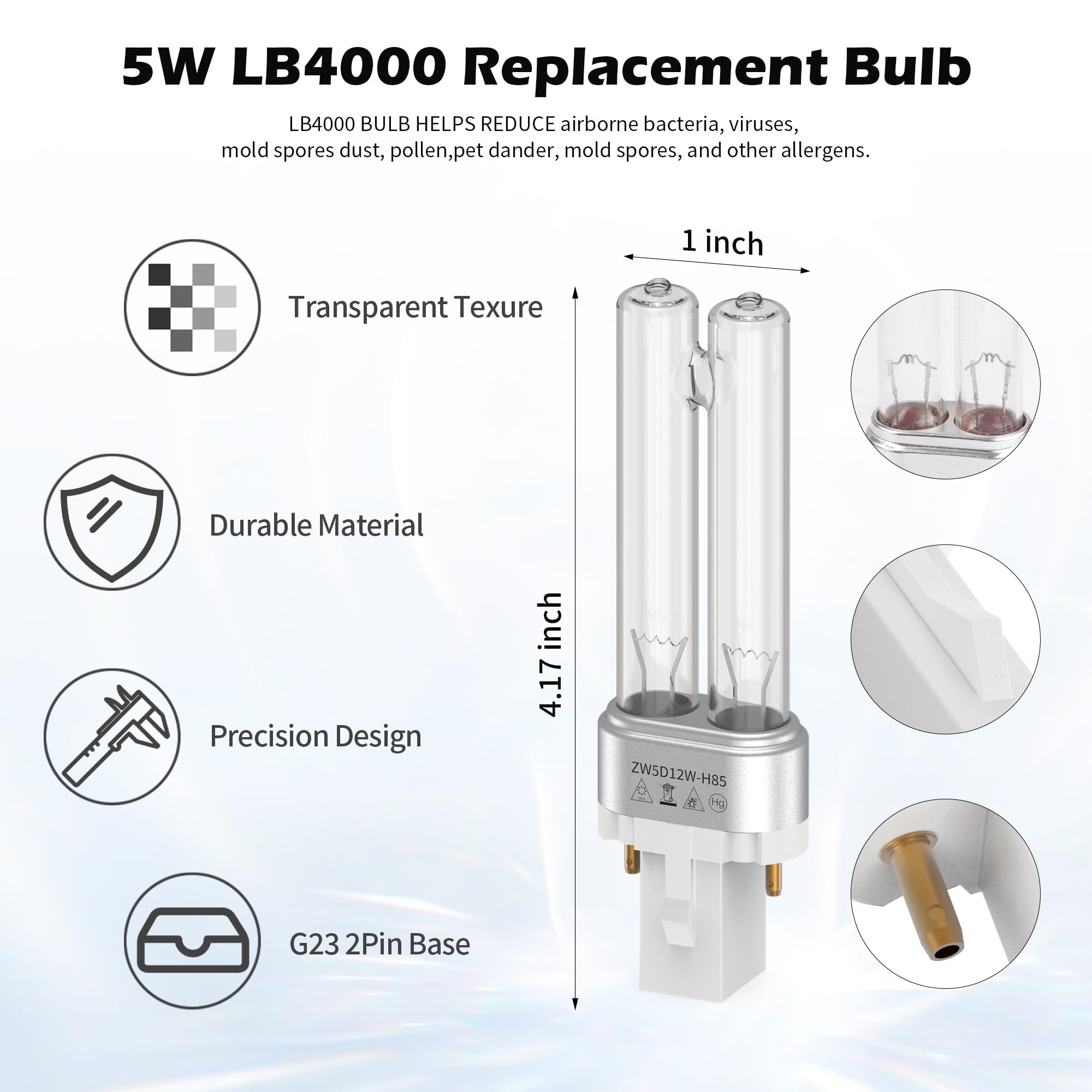 Valzone 3 Pack Flt4825 Filter B Replacement & Lb4000 Compatible With G Guardian Filter B Purifier Ac4825 Ac4825E Ac4300 Ac4800 A