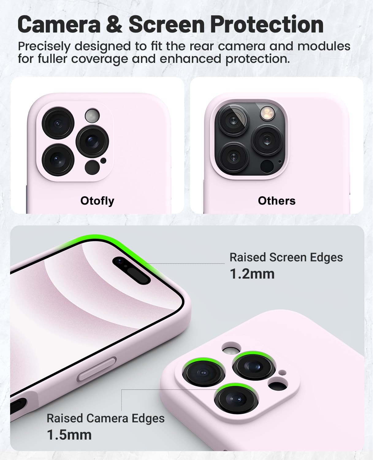 Otofly For Iphone 16 Pro Case, Compatible With Magsafe, Shockproof Magnetic Silicone Case For Iphone 16 Pro,[Military Grade Prot