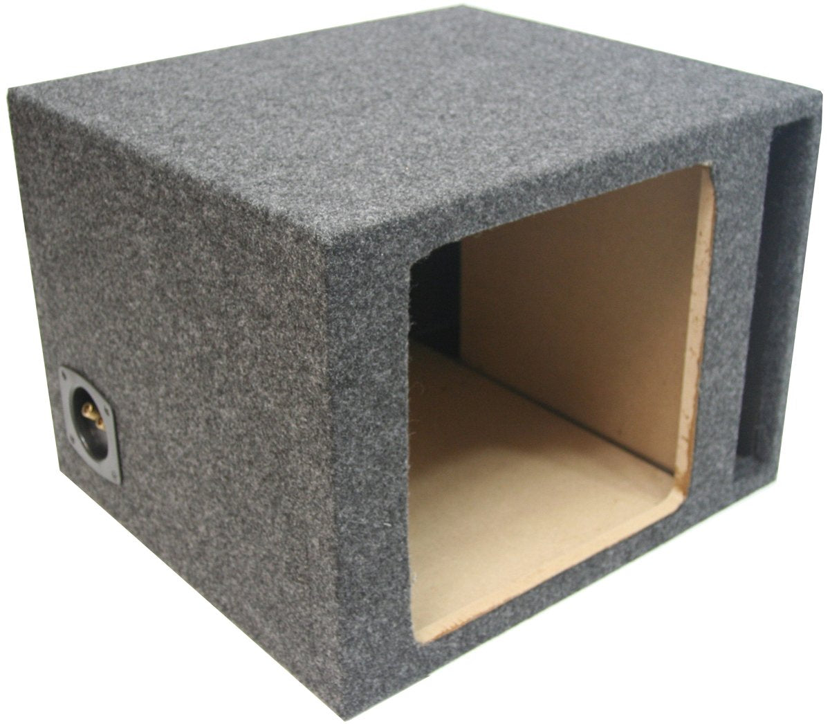 American Sound Connection Car Audio Single 12'' Vented Square Sub Box Enclosure Fits Kicker L7 Subwoofer