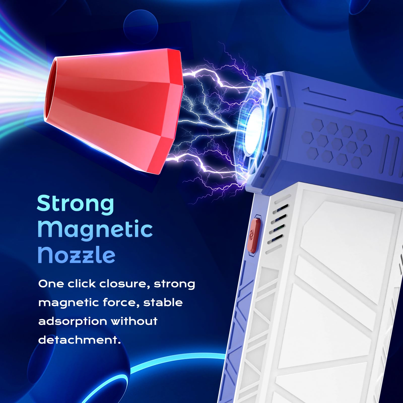 Electric Air Duster, 3 Gear Adjustable Mini Jet Blower 130000Rpm, Adjustable Electric Duster Replace Compressed Air Can Recharge