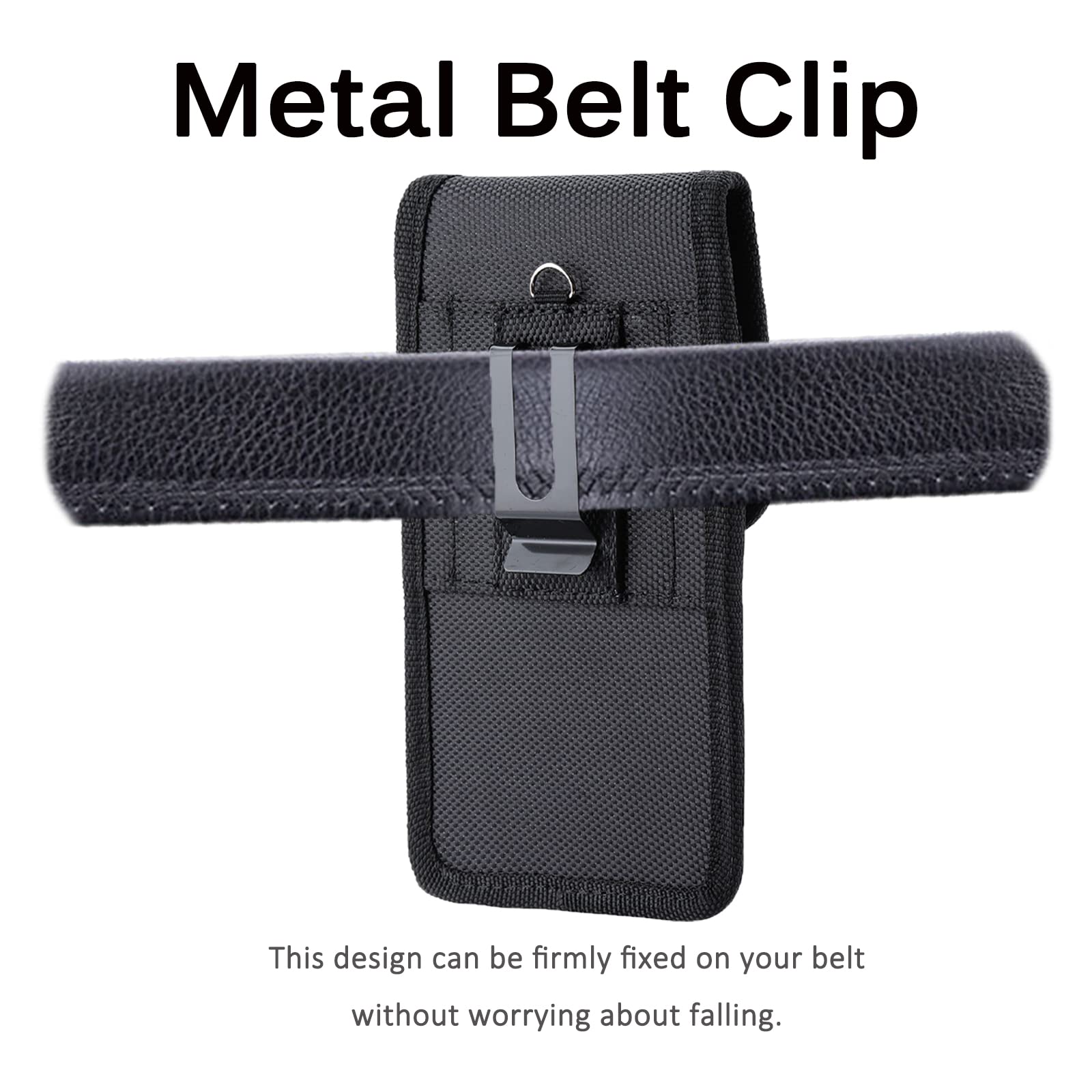 Miimall Compatible For Samsung Z Fold 7 6 5 4 3 2 Holster Phone Pouch, Wear-Resist Nylon Belt Clip Case Waist Holster Pouch For