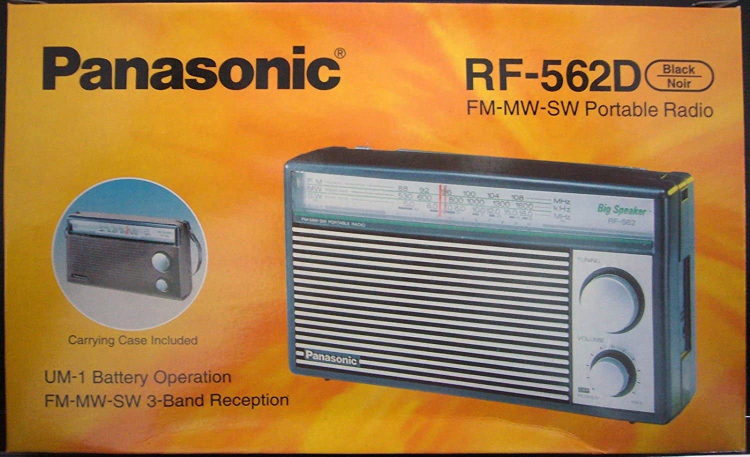 Panasonic Rf 562D Am Fm Sw Shortwave Transistor Radio   Retro Design (Battery Operated)