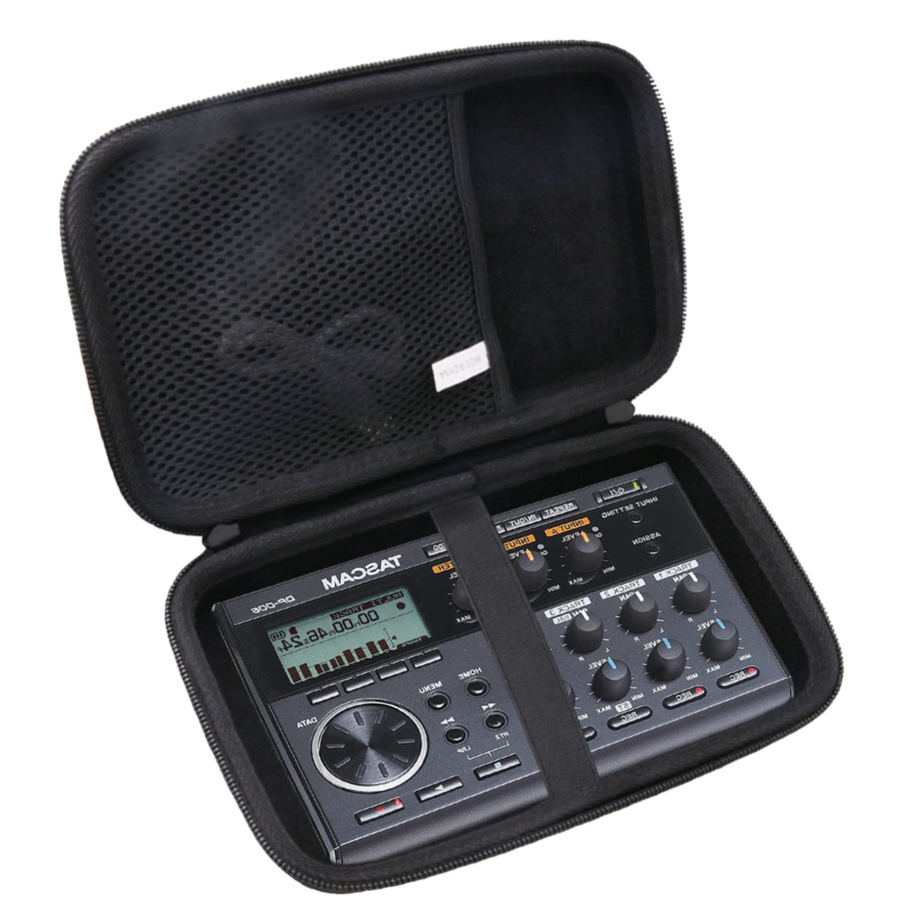 Waiyucn Hard Eva Carrying Case For Tascam Dp 006 6 Track Digital Multi Track Audio Recorder Case.